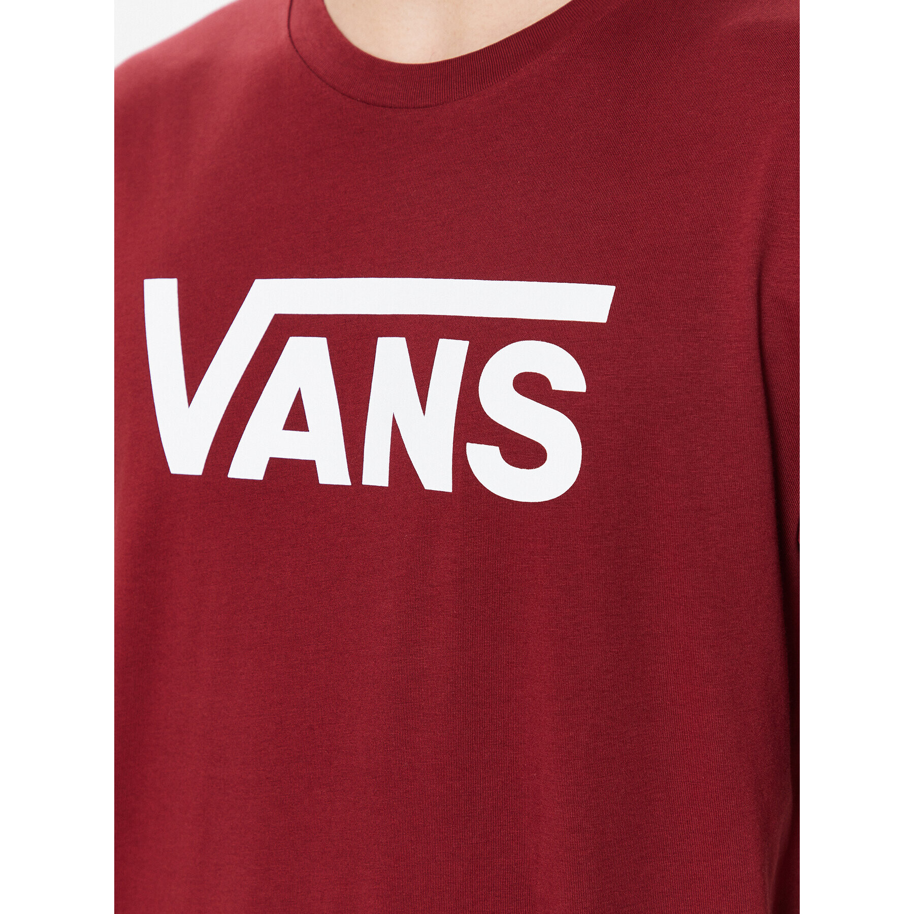 Vans Тишърт Classic VN000GGG Червен Classic Fit - Pepit.bg