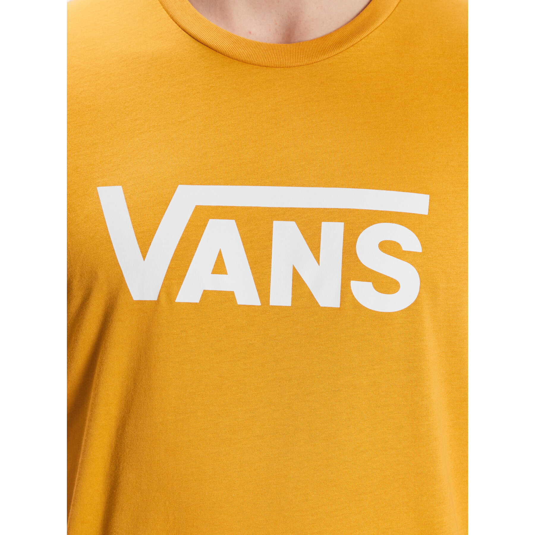 Vans Тишърт Classic VN000GGG Жълт Classic Fit - Pepit.bg
