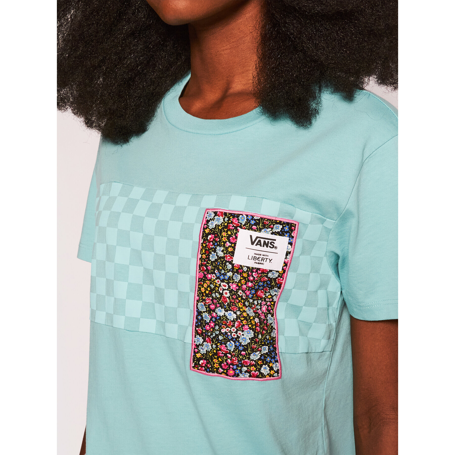 Vans Тишърт Classic VN0A5FSE Зелен Boyfriend Fit - Pepit.bg