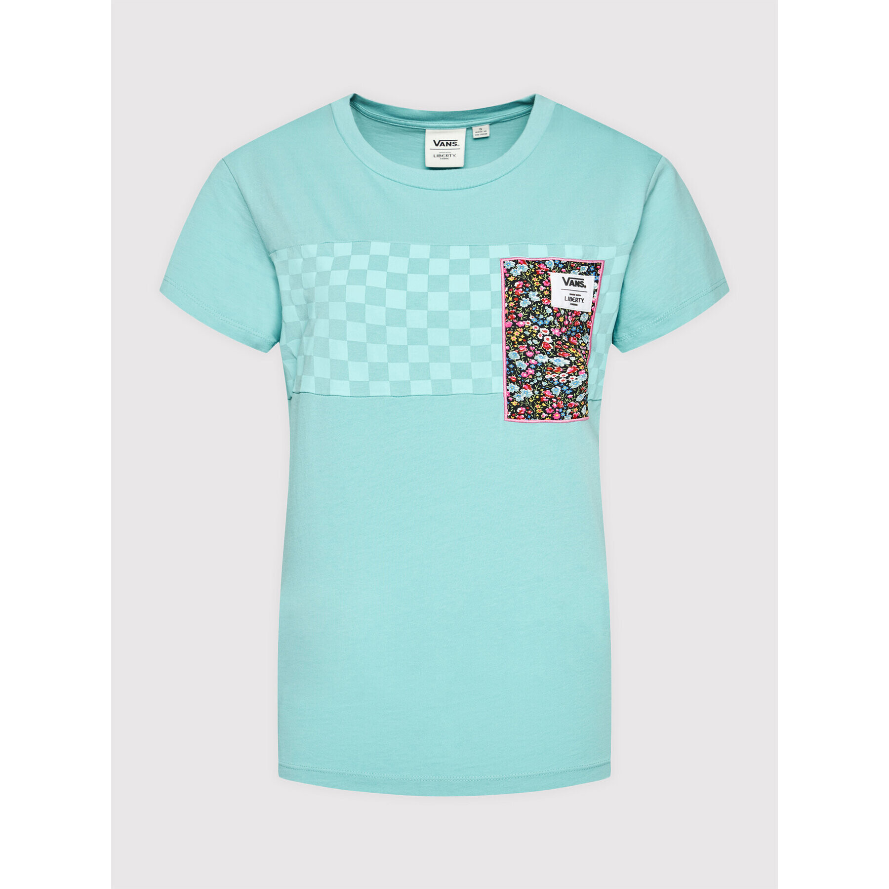 Vans Тишърт Classic VN0A5FSE Зелен Boyfriend Fit - Pepit.bg