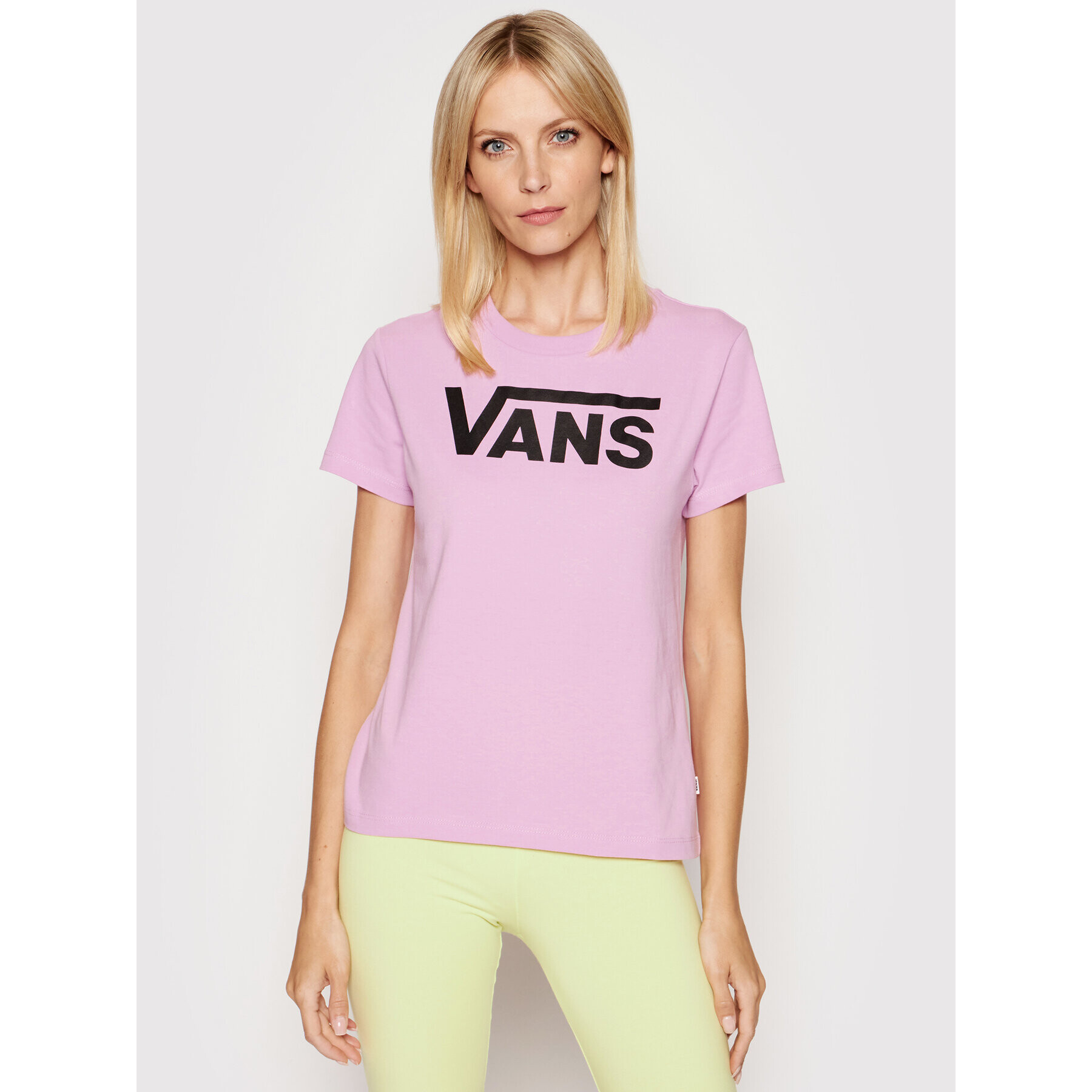 Vans Тишърт Flying V Crew VN0A3UP4 Виолетов Regular Fit - Pepit.bg