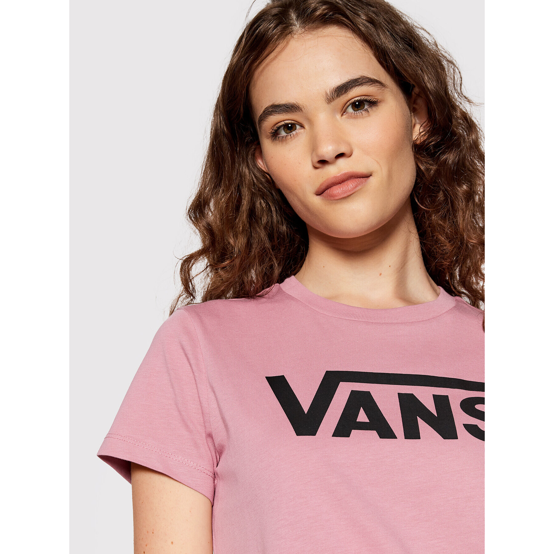 Vans Тишърт Flying V VN0A3UP4 Розов Regular Fit - Pepit.bg