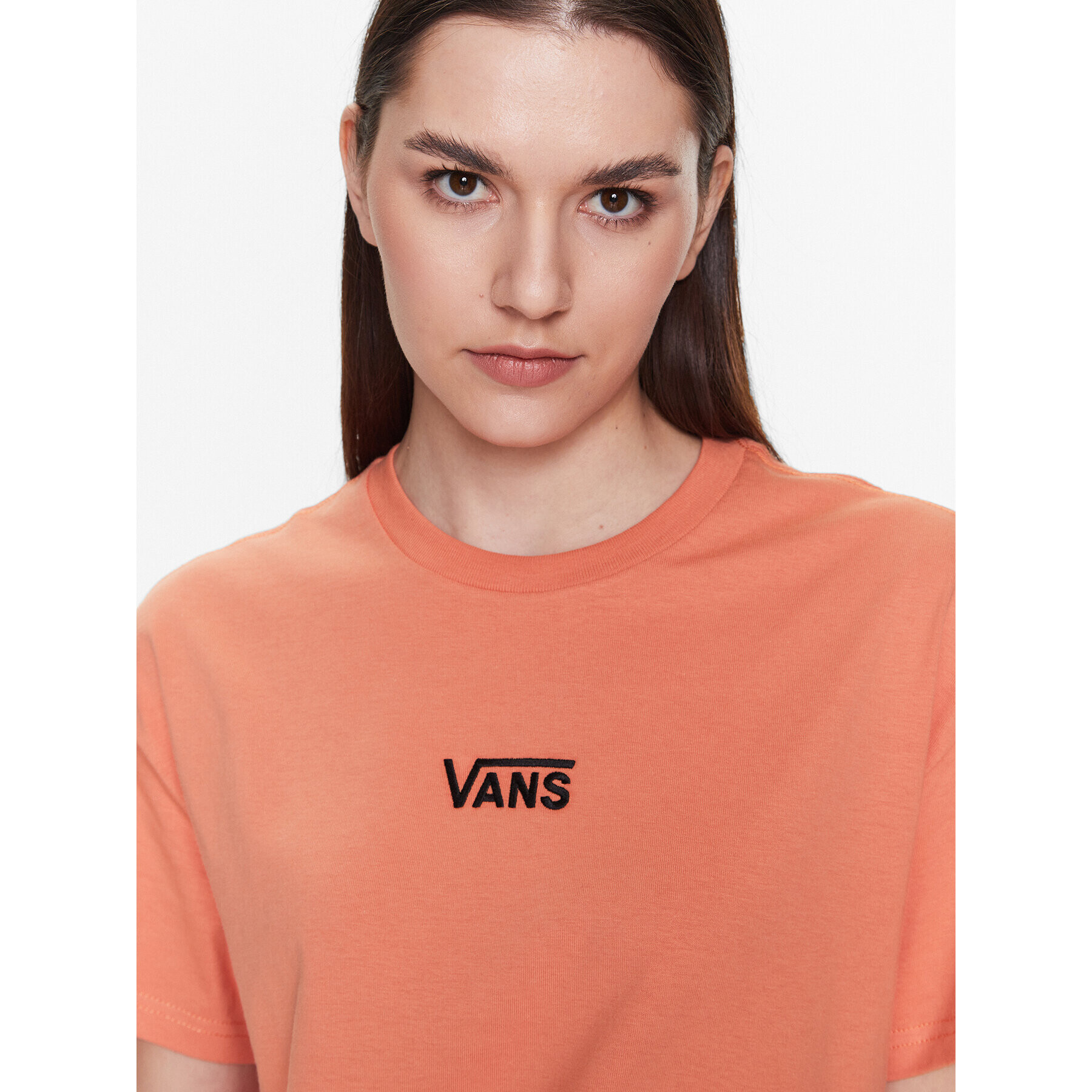 Vans Тишърт Flying VN0A7YUT Оранжев Oversize - Pepit.bg