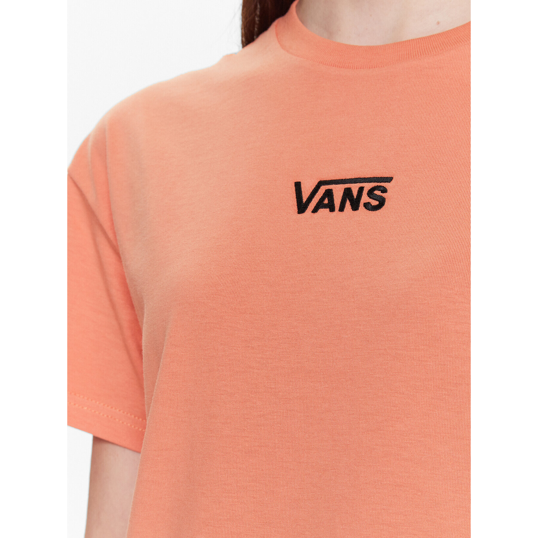 Vans Тишърт Flying VN0A7YUT Оранжев Oversize - Pepit.bg
