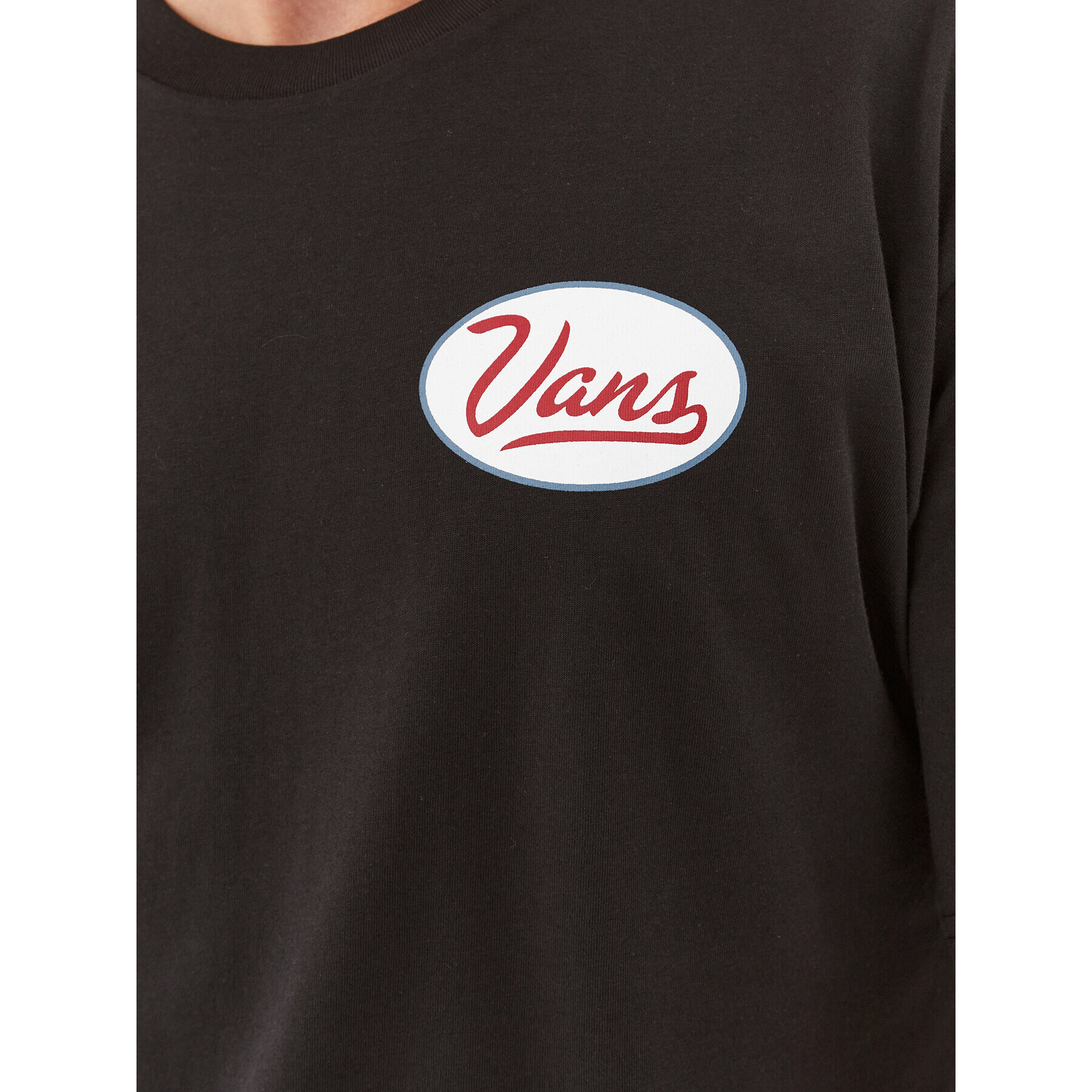 Vans Тишърт Gas Station Logo Ss Tee VN0008FB Черен Classic Fit - Pepit.bg