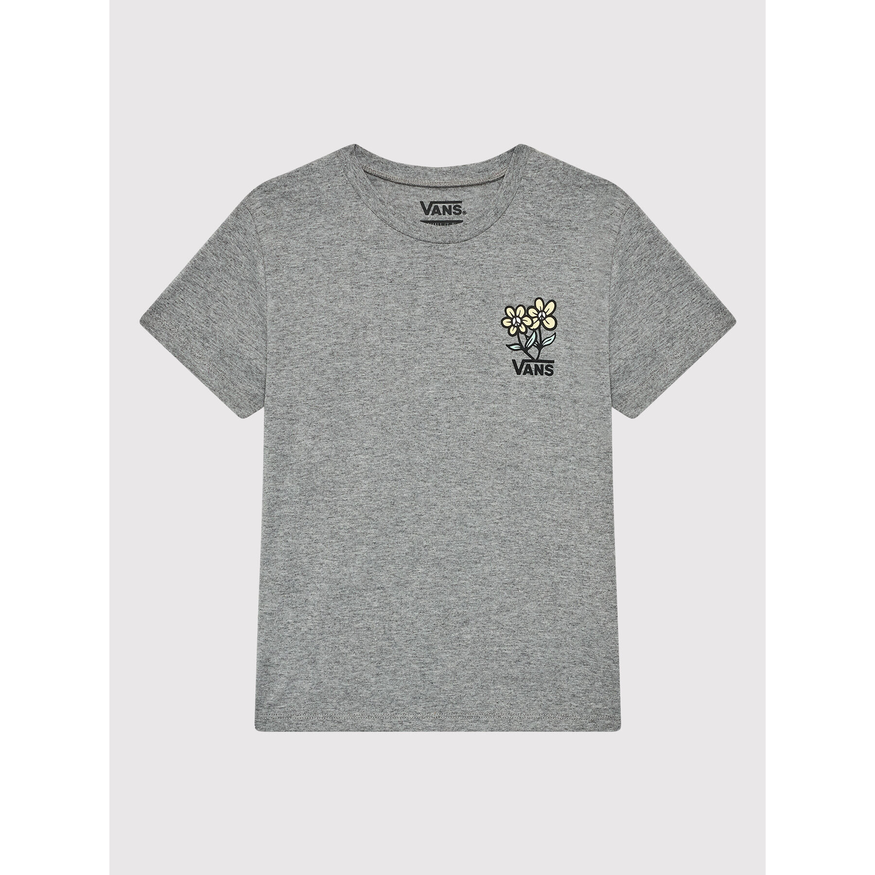 Vans Тишърт Ground Level Crew VN0A5LEP Сив Regular Fit - Pepit.bg
