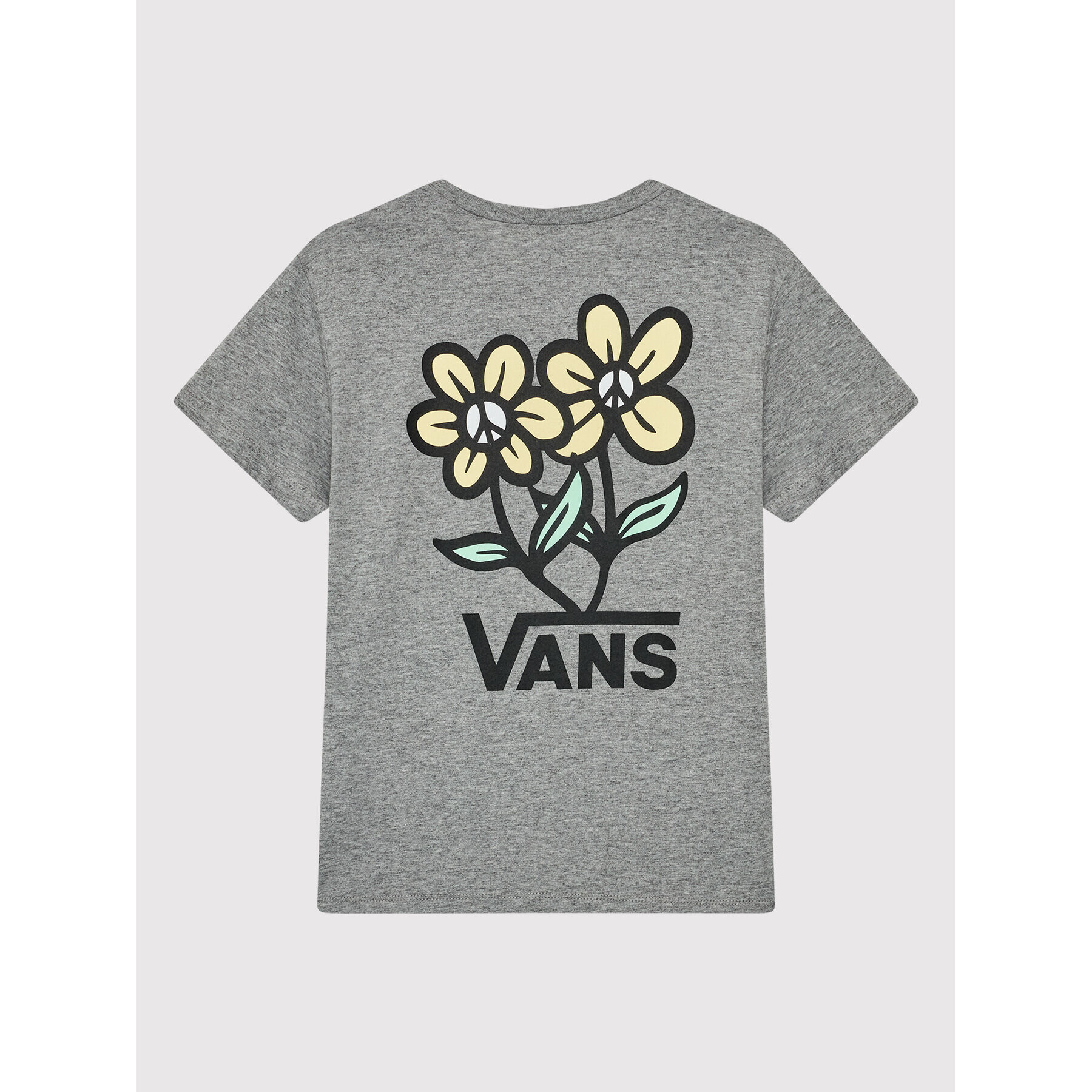 Vans Тишърт Ground Level Crew VN0A5LEP Сив Regular Fit - Pepit.bg