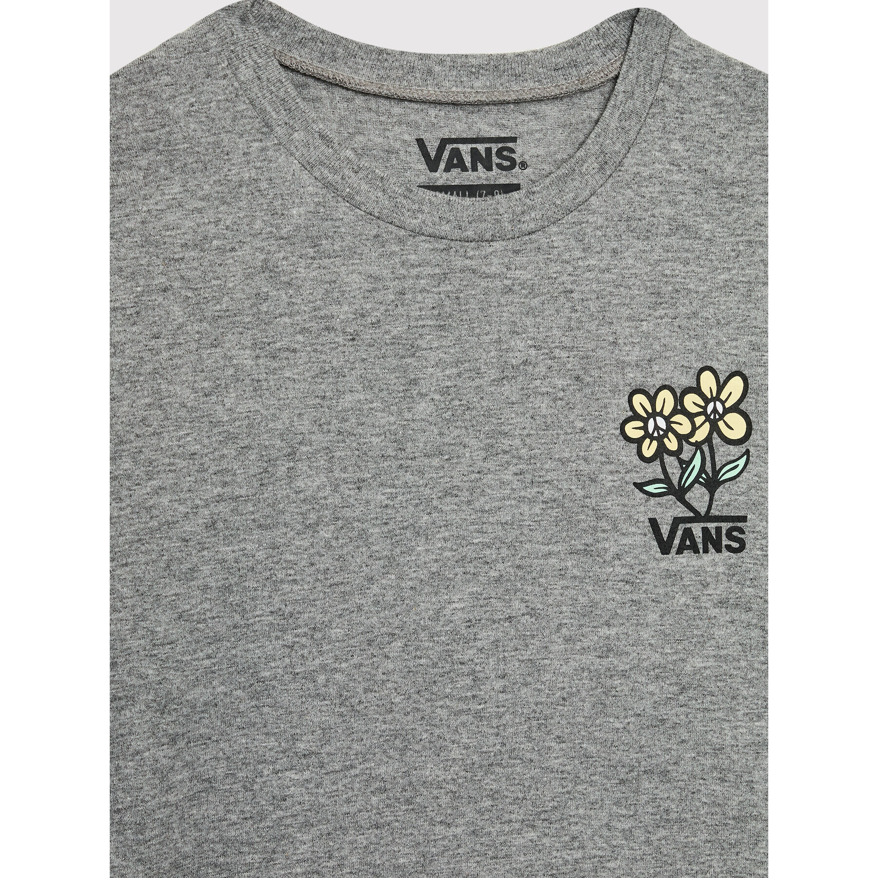 Vans Тишърт Ground Level Crew VN0A5LEP Сив Regular Fit - Pepit.bg