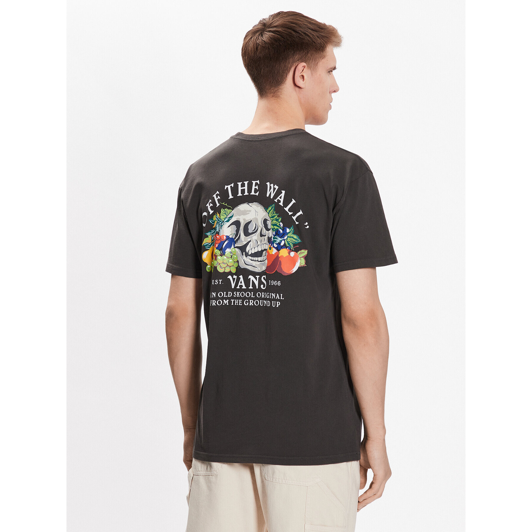 Vans Тишърт Ground Up VN0006DF Сив Classic Fit - Pepit.bg