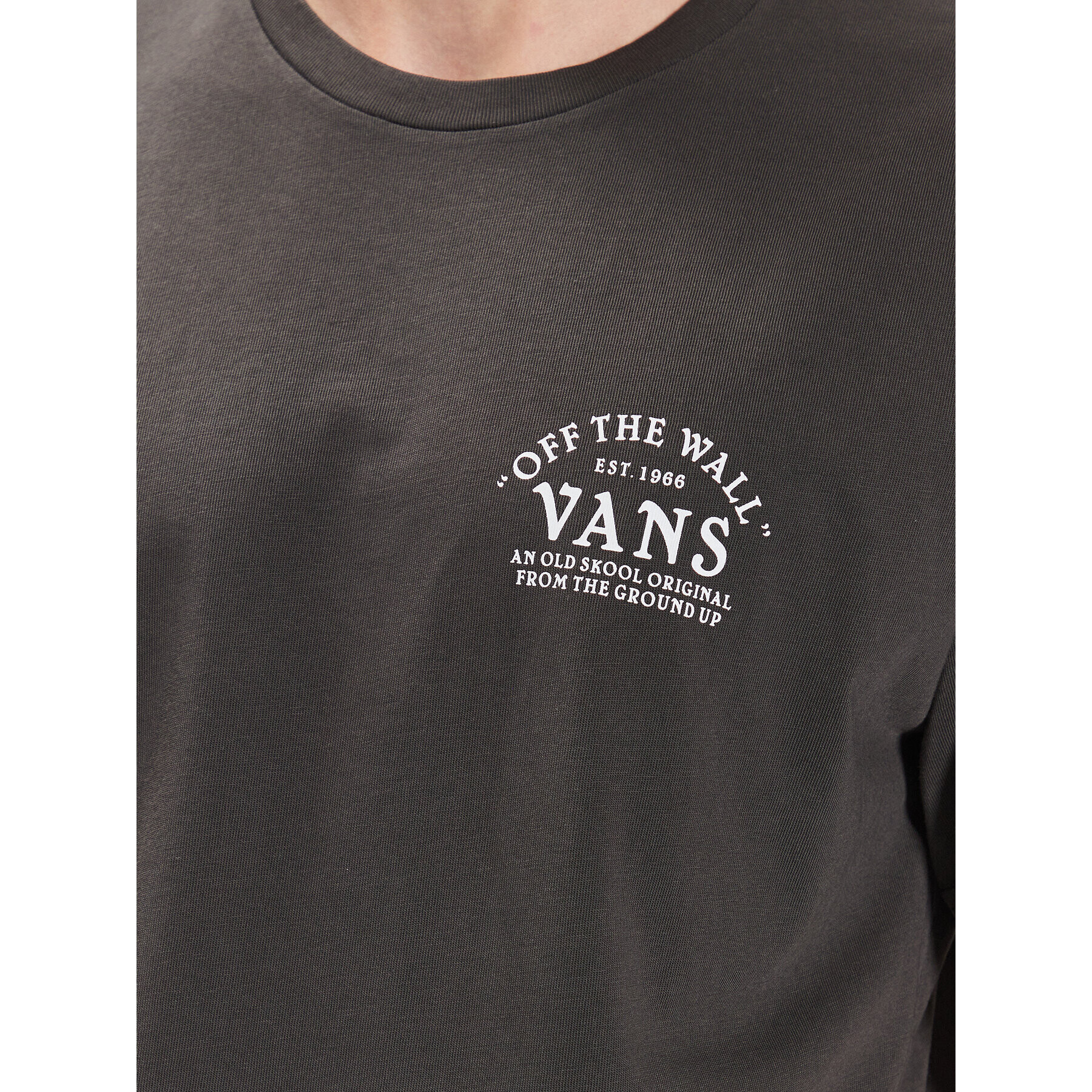 Vans Тишърт Ground Up VN0006DF Сив Classic Fit - Pepit.bg