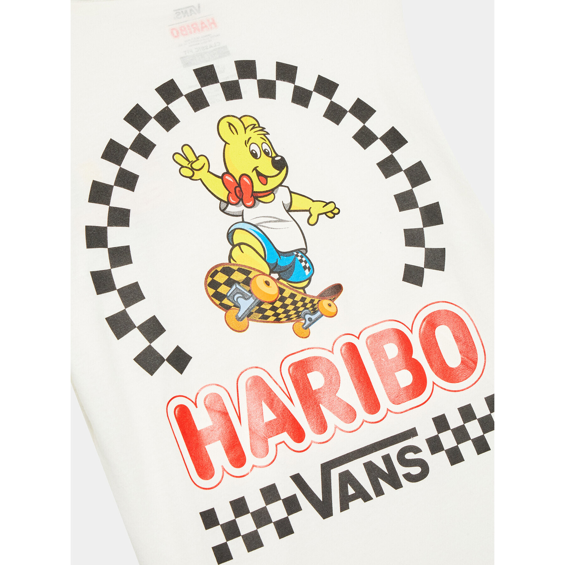 Vans Тишърт HARIBO VN000872 Бял Regular Fit - Pepit.bg