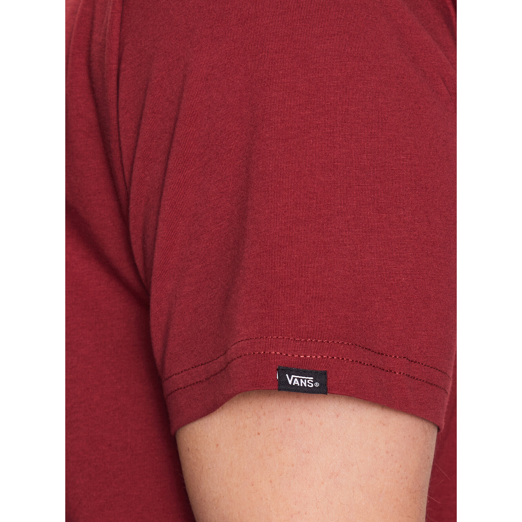 Vans Тишърт Left Chest Logo VN0A3CZE Червен Classic Fit - Pepit.bg