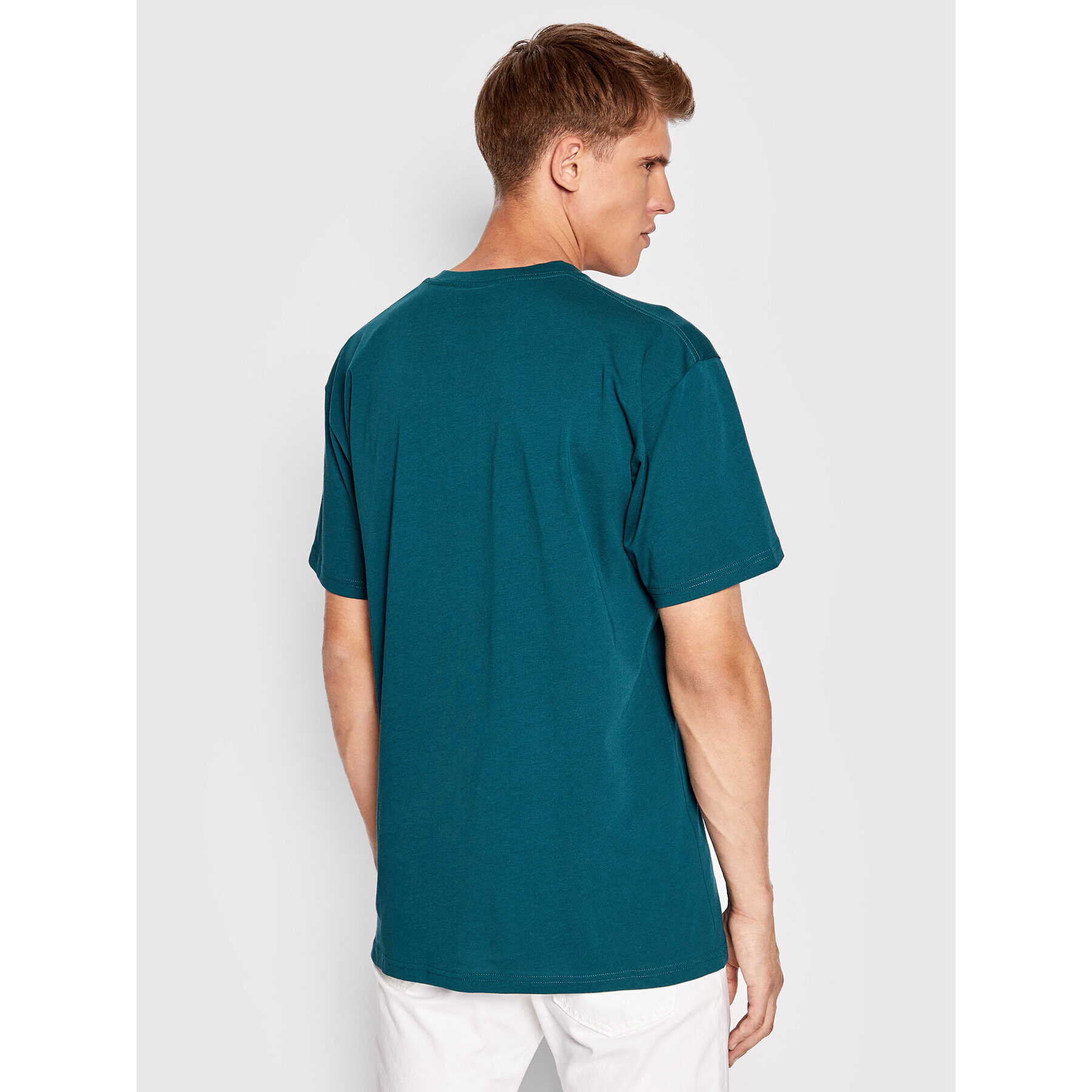 Vans Тишърт Left Chest Logo VN0A3CZE Зелен Classic Fit - Pepit.bg