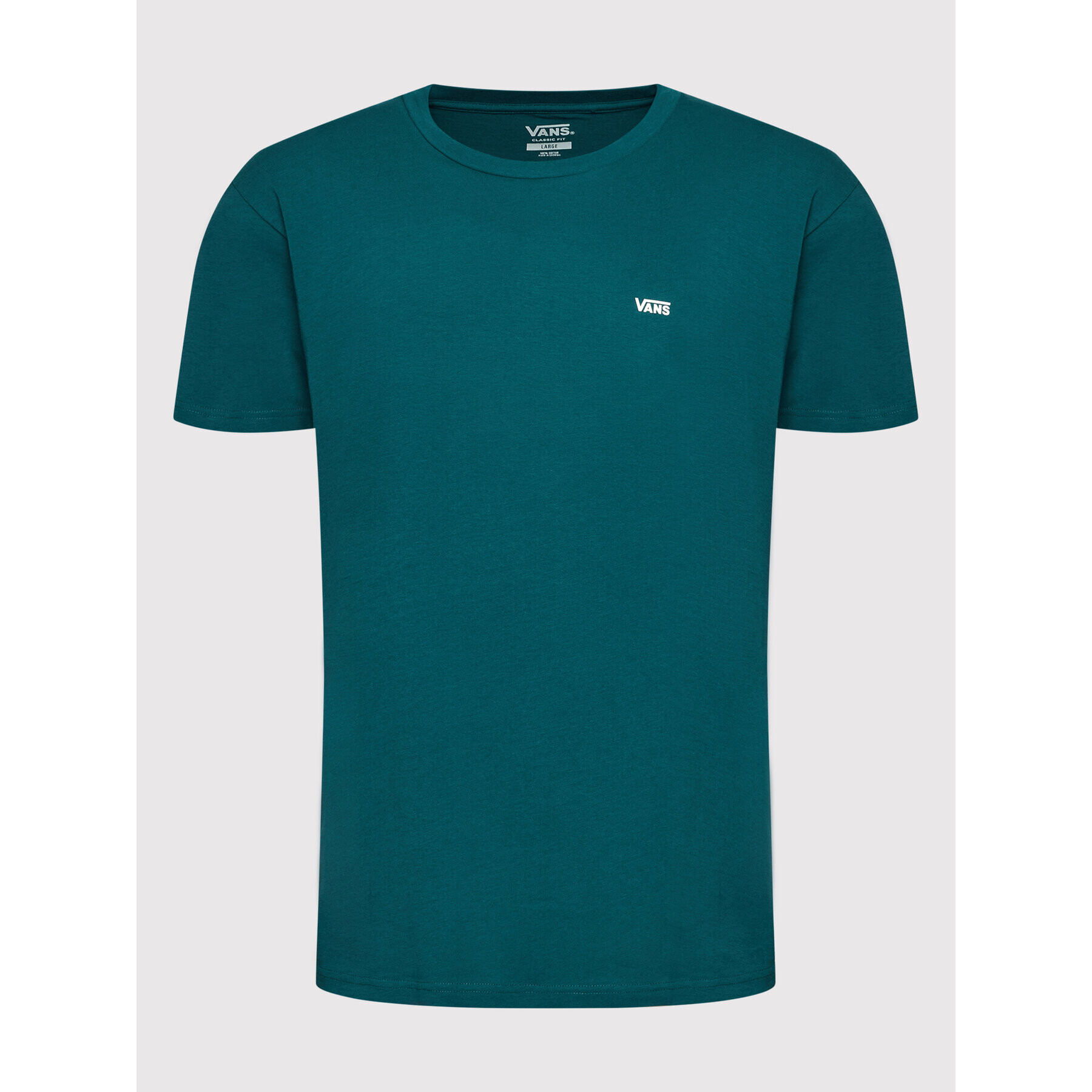Vans Тишърт Left Chest Logo VN0A3CZE Зелен Classic Fit - Pepit.bg