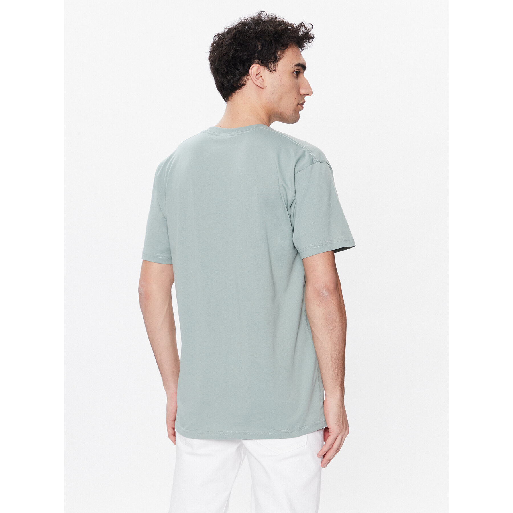 Vans Тишърт Left Chest Logo VN0A3CZE Зелен Classic Fit - Pepit.bg