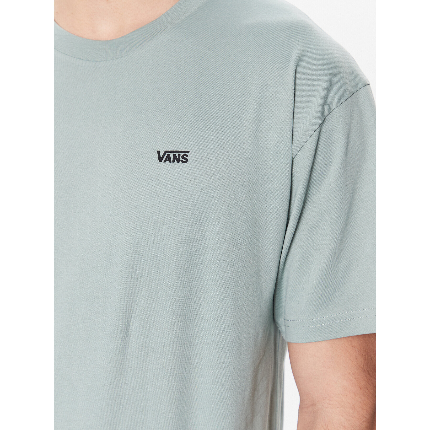 Vans Тишърт Left Chest Logo VN0A3CZE Зелен Classic Fit - Pepit.bg