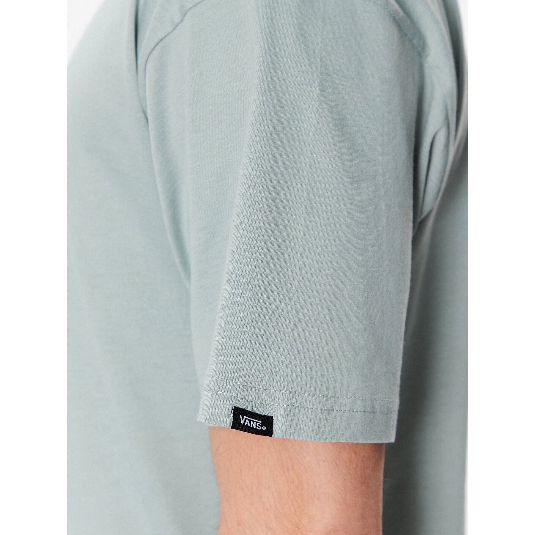 Vans Тишърт Left Chest Logo VN0A3CZE Зелен Classic Fit - Pepit.bg