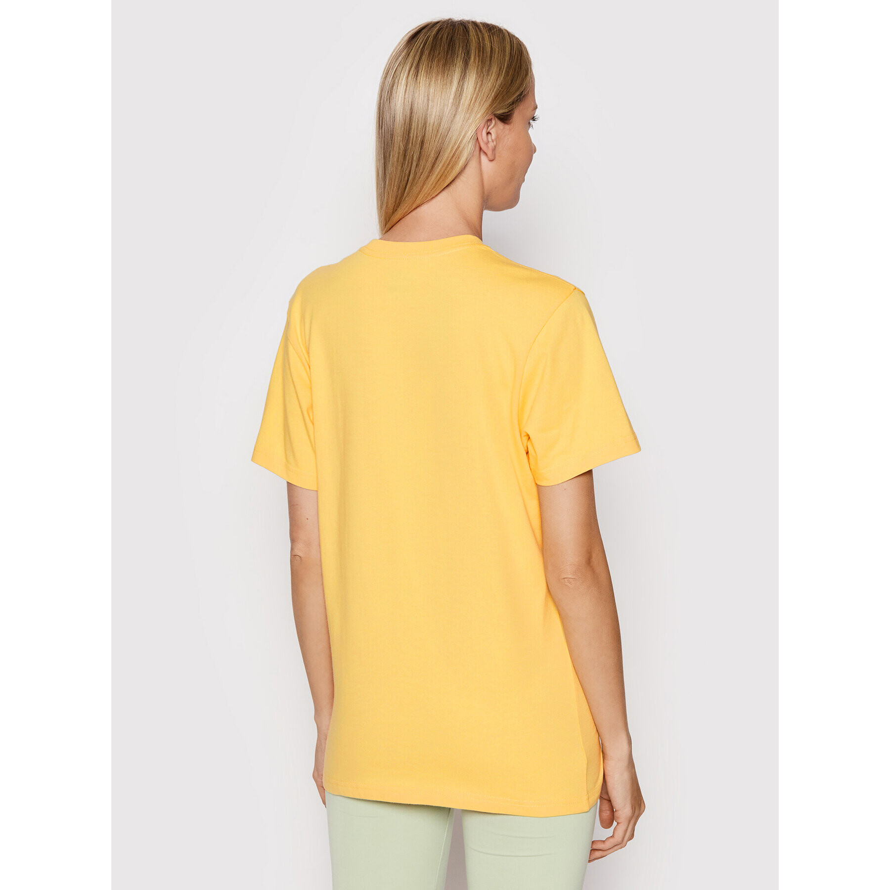 Vans Тишърт Left Chest Logo VN0A7RSR Жълт Regular Fit - Pepit.bg