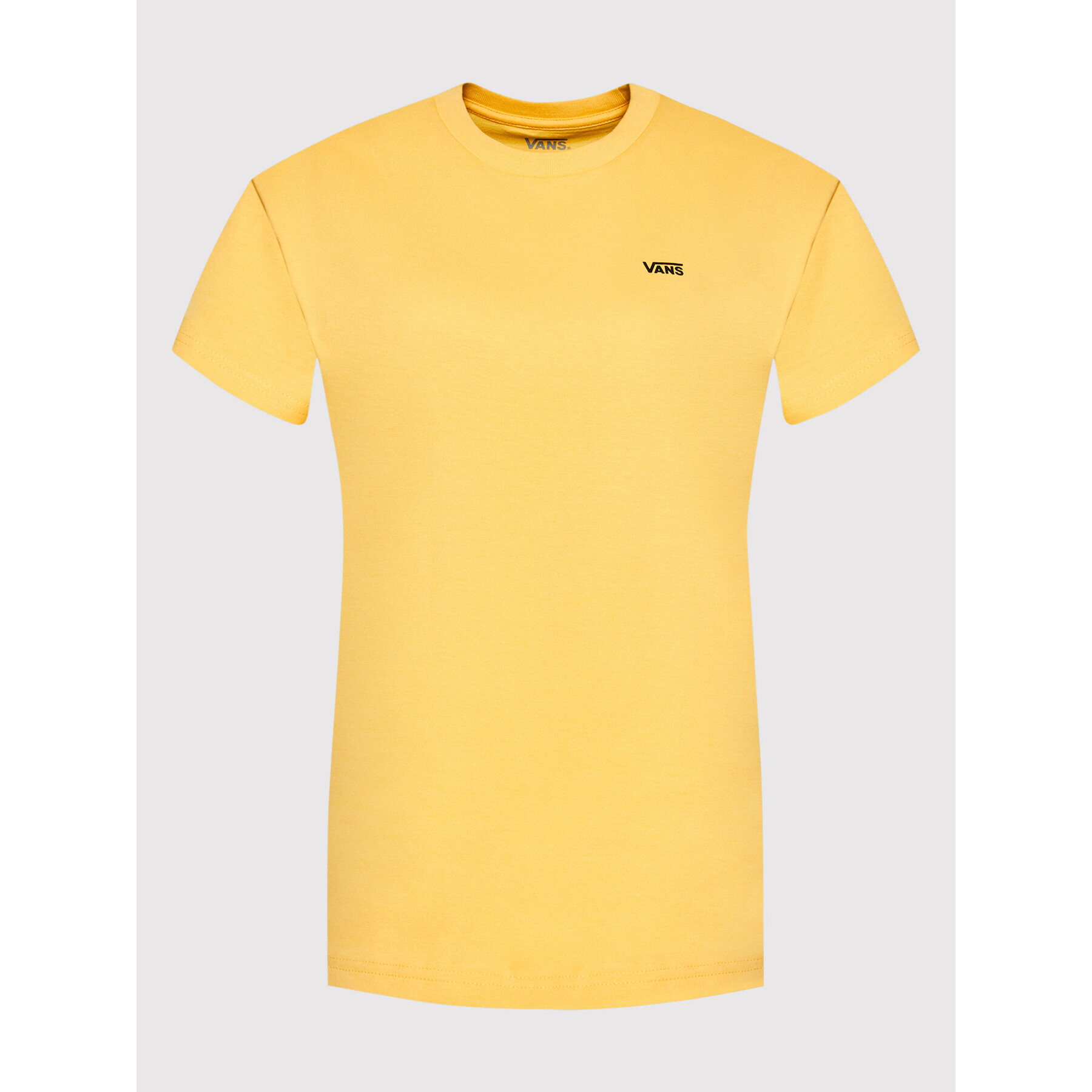 Vans Тишърт Left Chest Logo VN0A7RSR Жълт Regular Fit - Pepit.bg