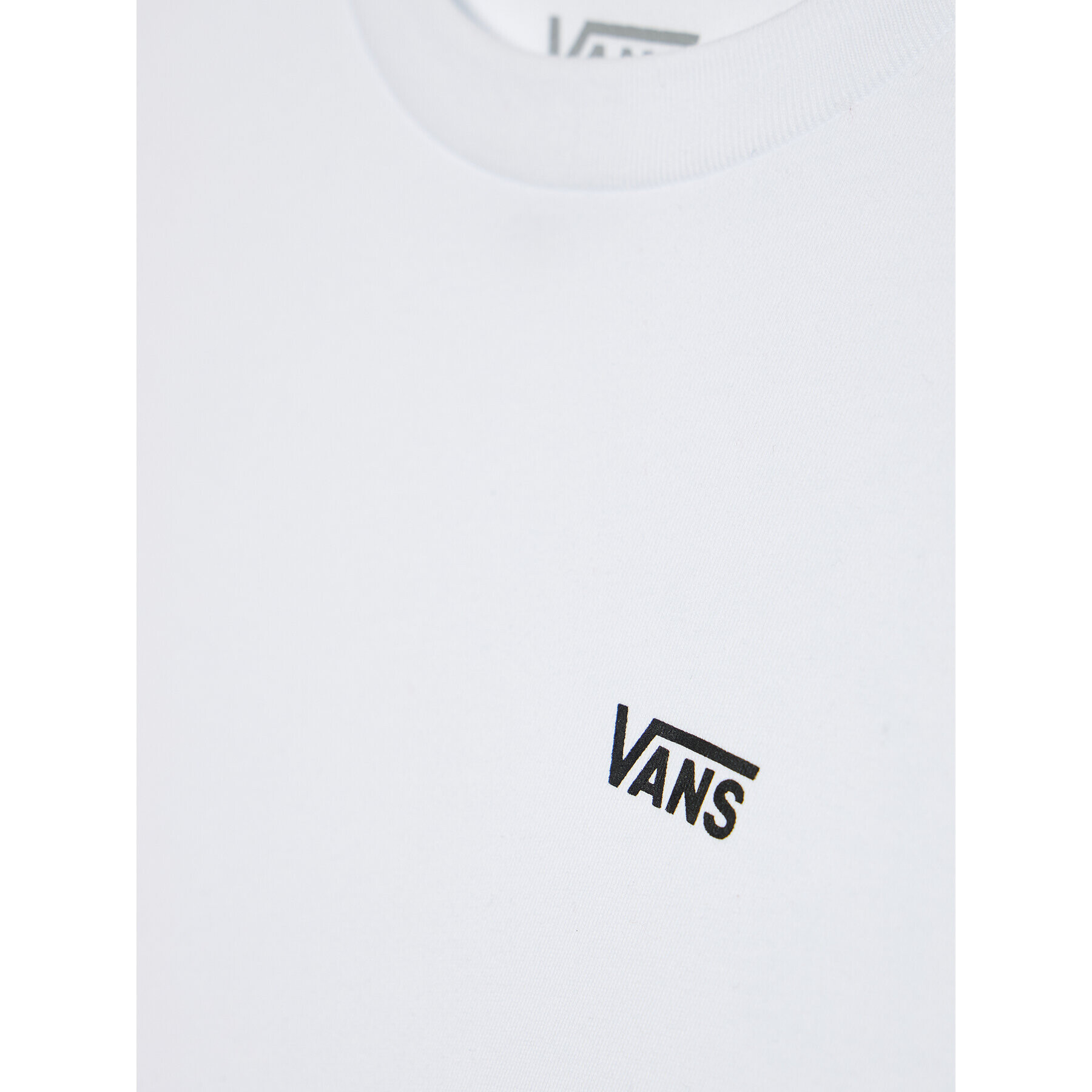 Vans Тишърт Left Chest VN0A4MQ3 Бял Classic Fit - Pepit.bg