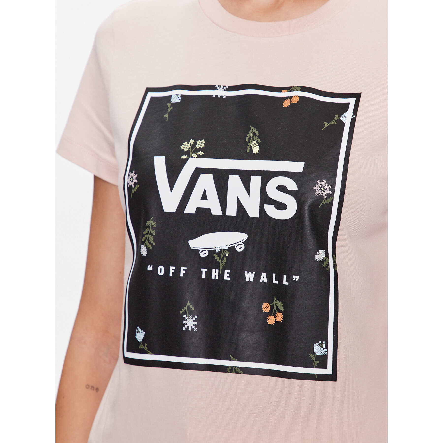 Vans Тишърт Micro Ditsy Box Fill VN0003DK Розов Regular Fit - Pepit.bg