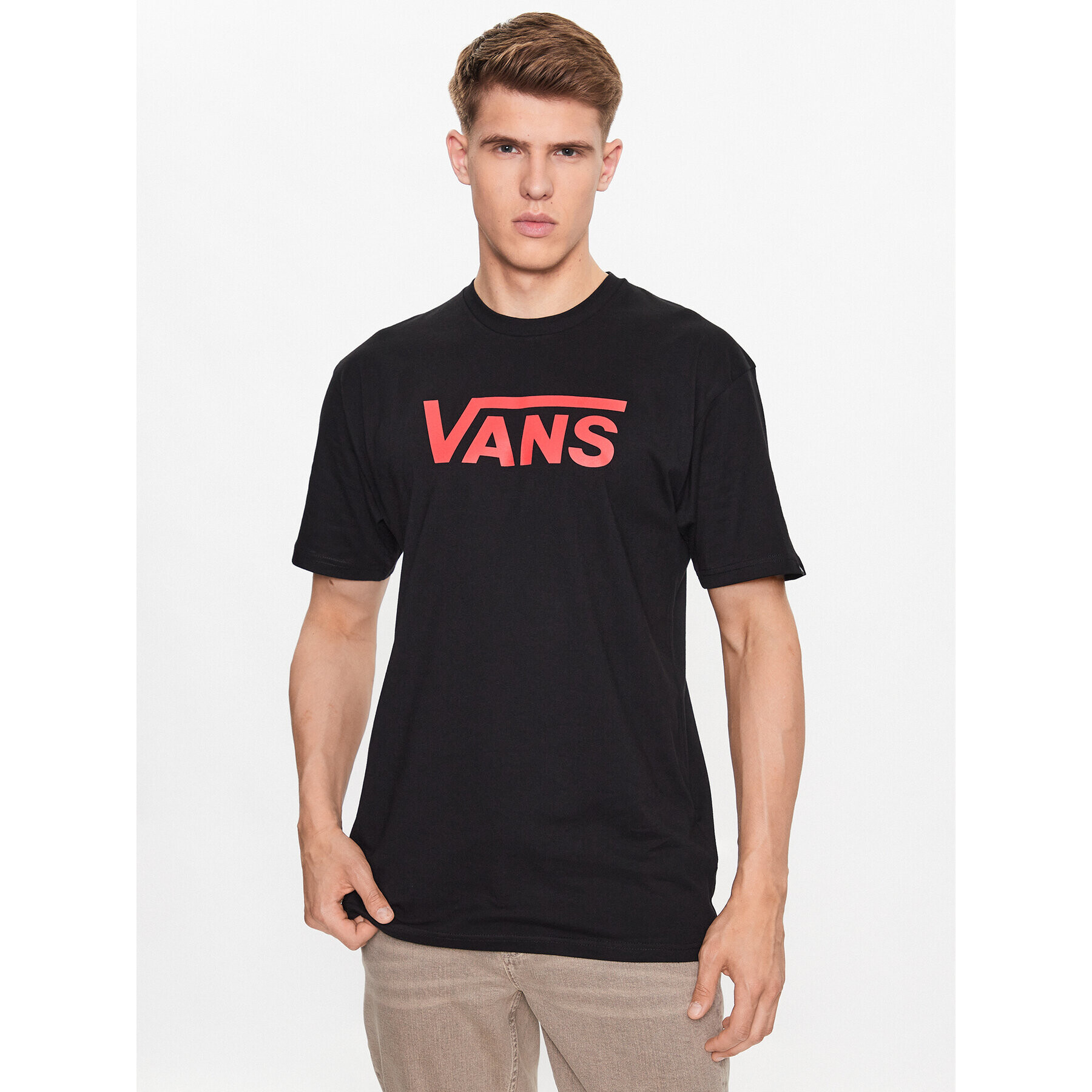 Vans Тишърт Mn Classic VN000GGG Черен Classic Fit - Pepit.bg