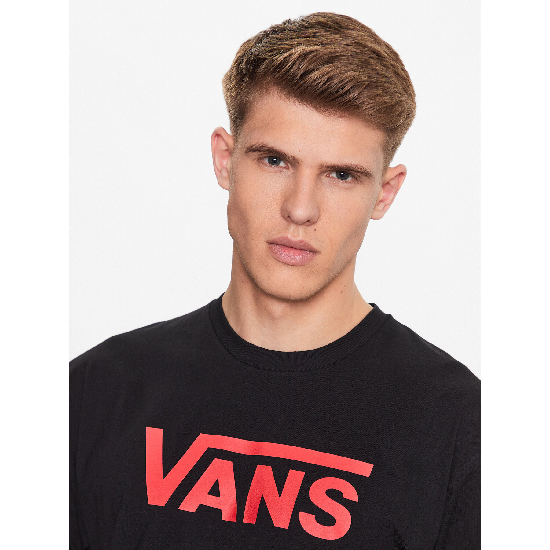 Vans Тишърт Mn Classic VN000GGG Черен Classic Fit - Pepit.bg