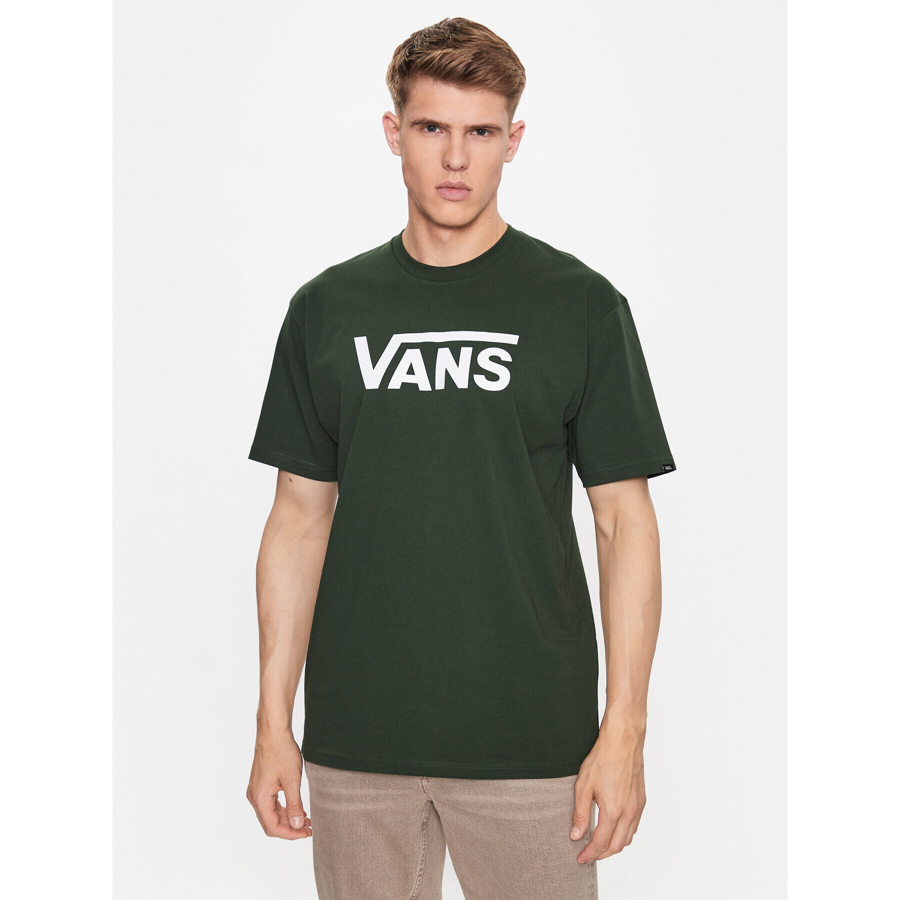 Vans Тишърт Mn Classic VN000GGG Каки Classic Fit - Pepit.bg