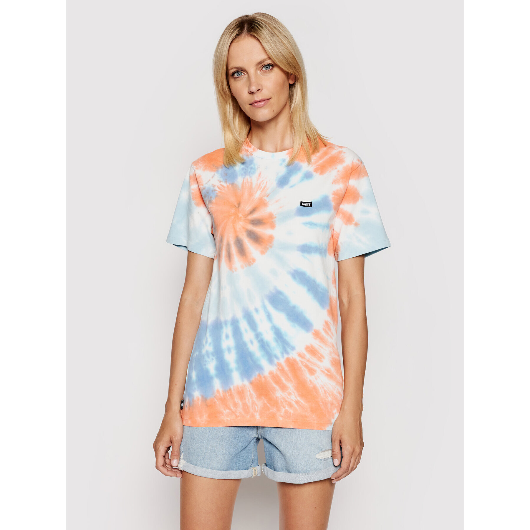Vans Тишърт Off The Wall Sunbu VN0A5E78 Цветен Classic Fit - Pepit.bg