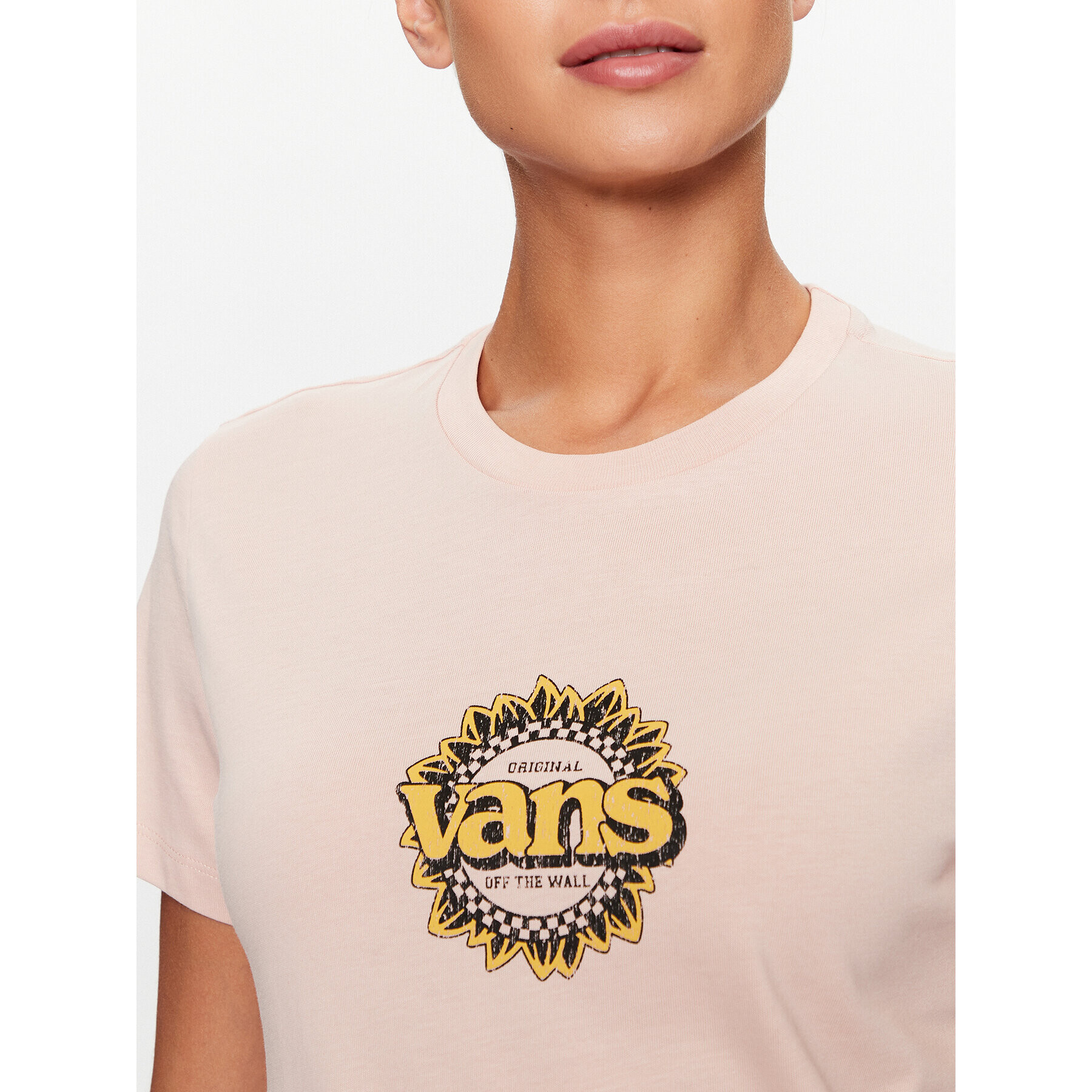 Vans Тишърт Sanctuary Bff VN000ACY Розов Regular Fit - Pepit.bg