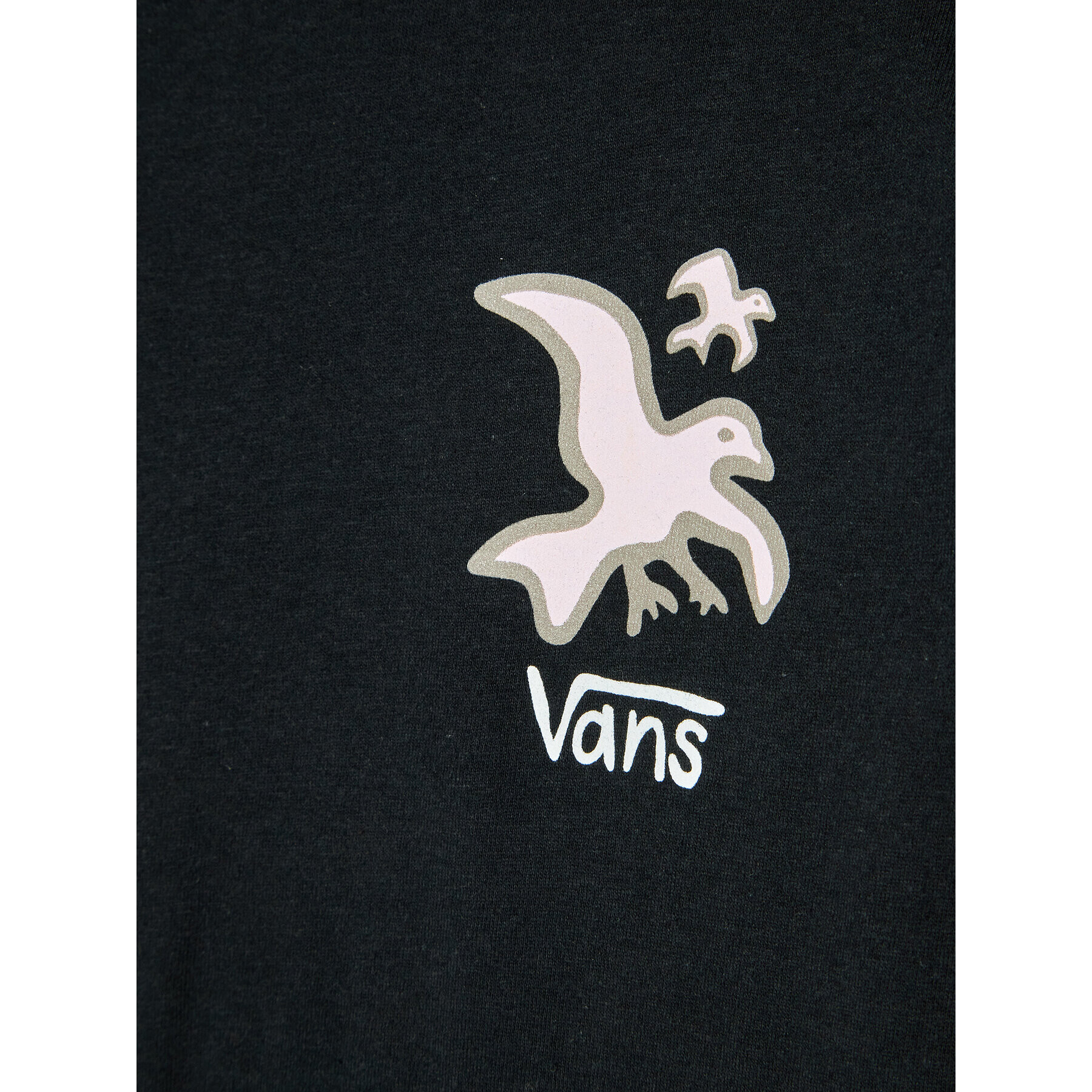 Vans Тишърт SKATEISTAN VN0A7PWP Черен Regular Fit - Pepit.bg