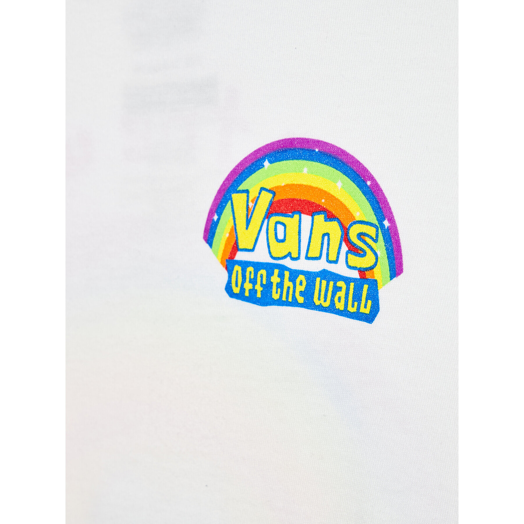 Vans Тишърт SPONGEBOB VN0A5FMC Бял Regular Fit - Pepit.bg