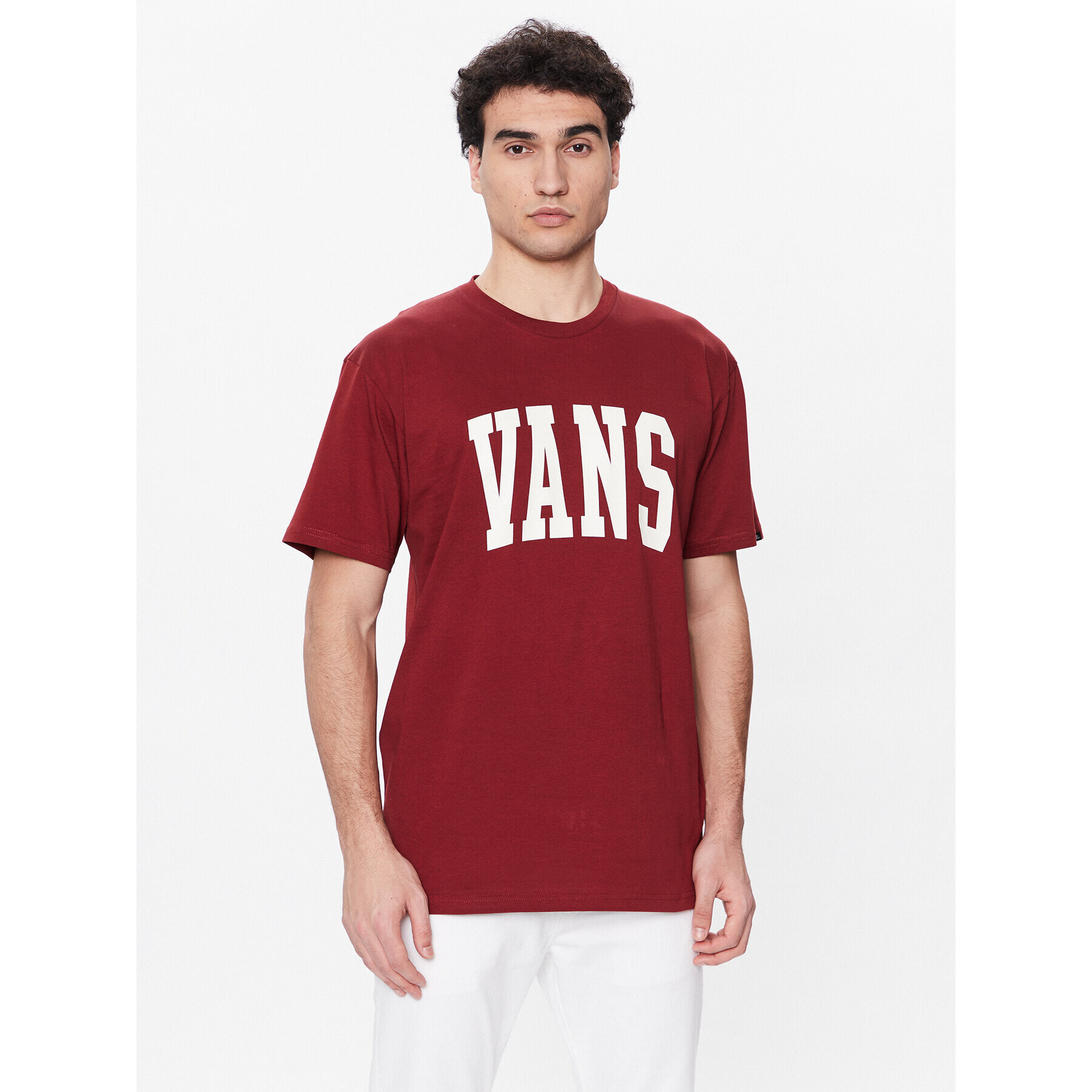 Vans Тишърт Varsity VN00003B Червен Classic Fit - Pepit.bg