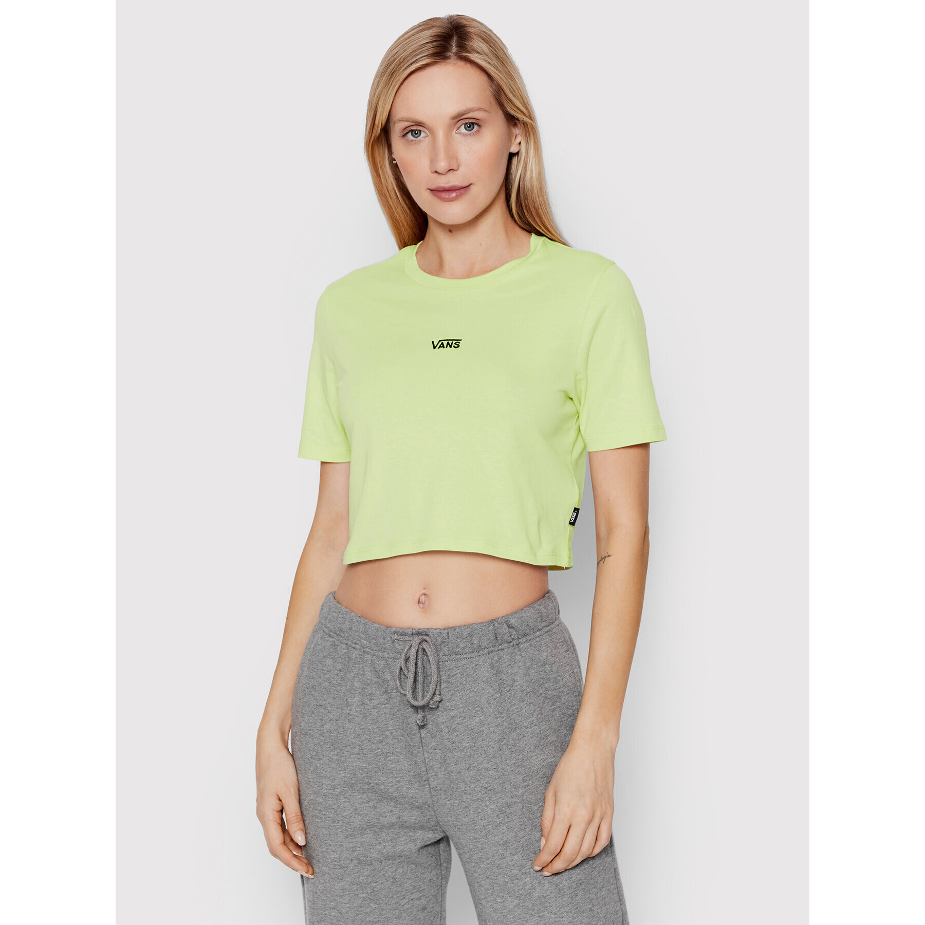 Vans Тишърт VN0A54QU Зелен Regular Fit - Pepit.bg