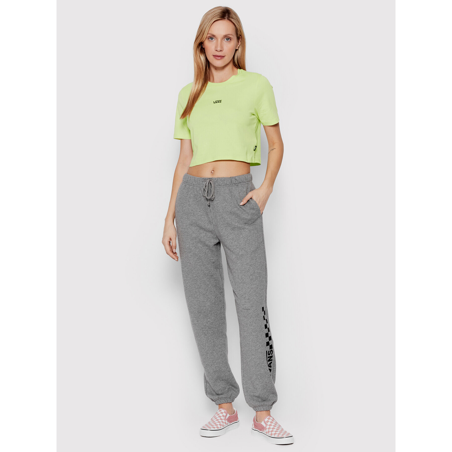 Vans Тишърт VN0A54QU Зелен Regular Fit - Pepit.bg