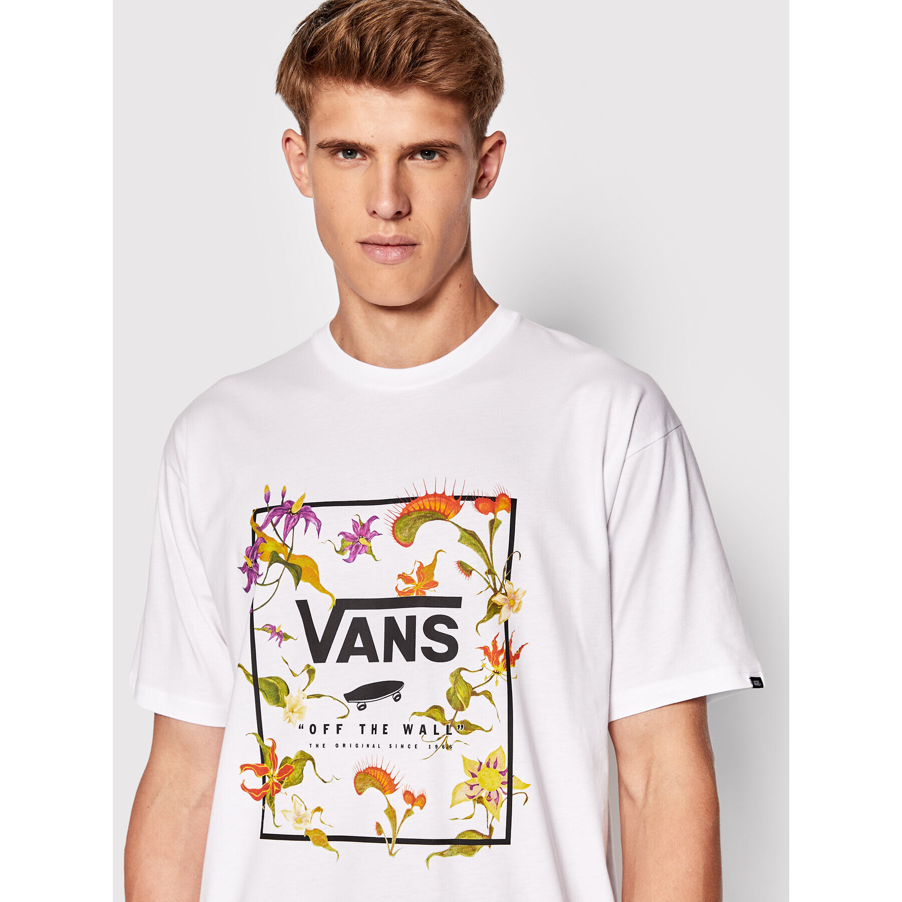 Vans Тишърт VN0A5E7Y Бял Classic Fit - Pepit.bg