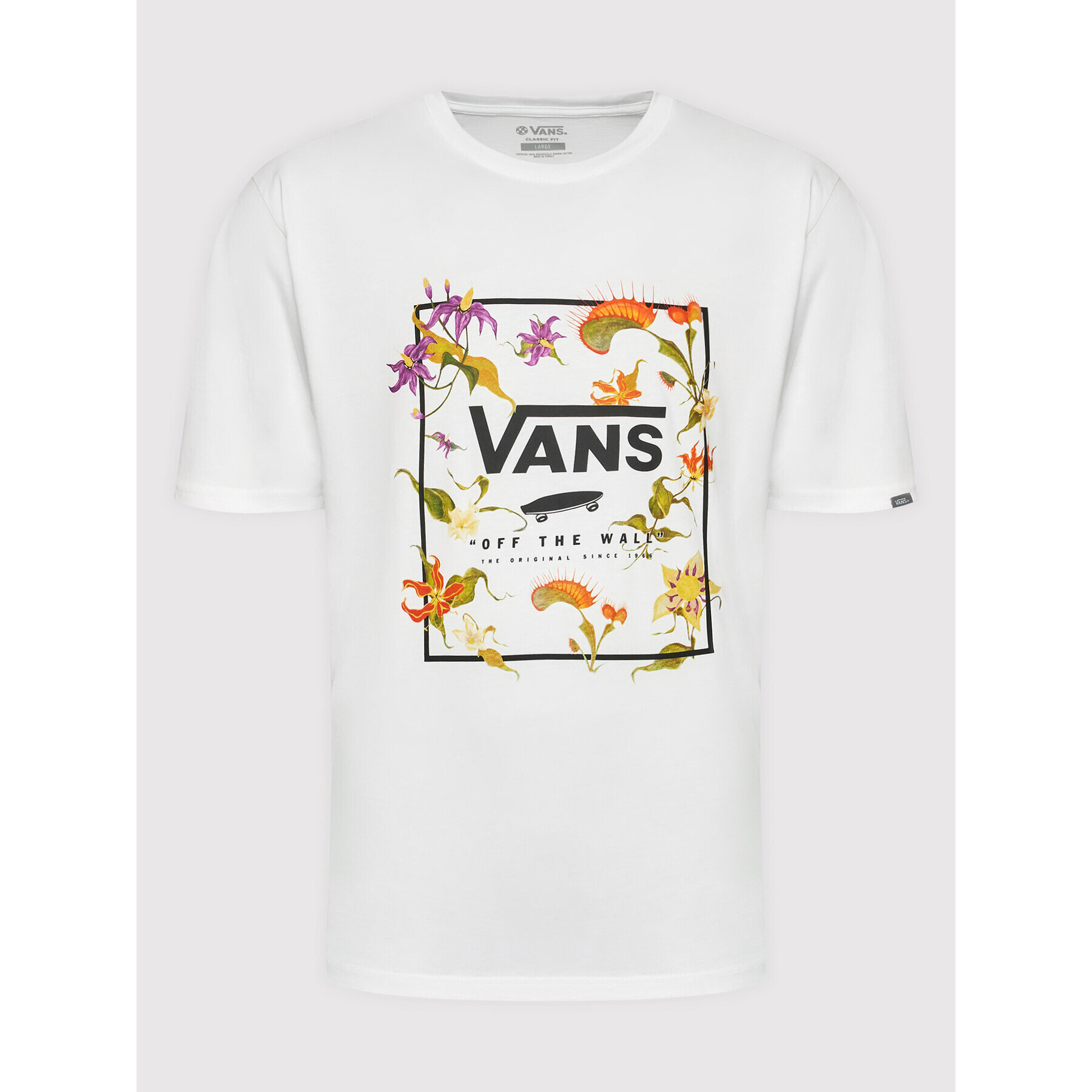 Vans Тишърт VN0A5E7Y Бял Classic Fit - Pepit.bg