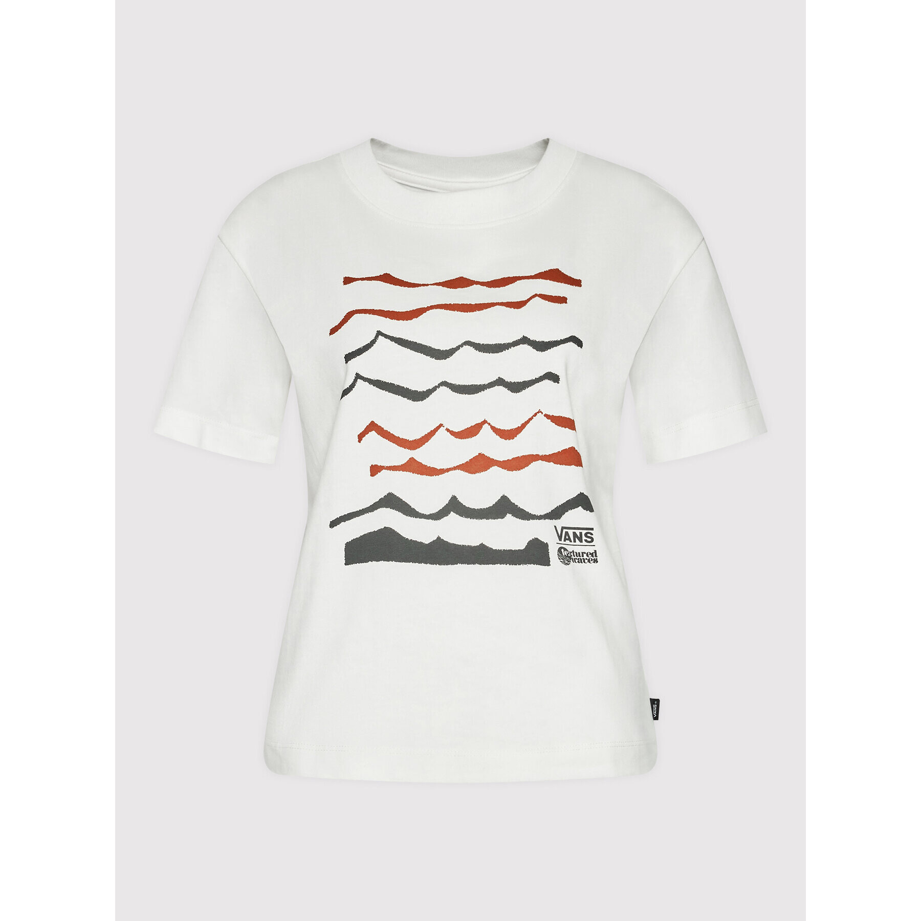 Vans Тишърт VN0A7RVP Бял Regular Fit - Pepit.bg