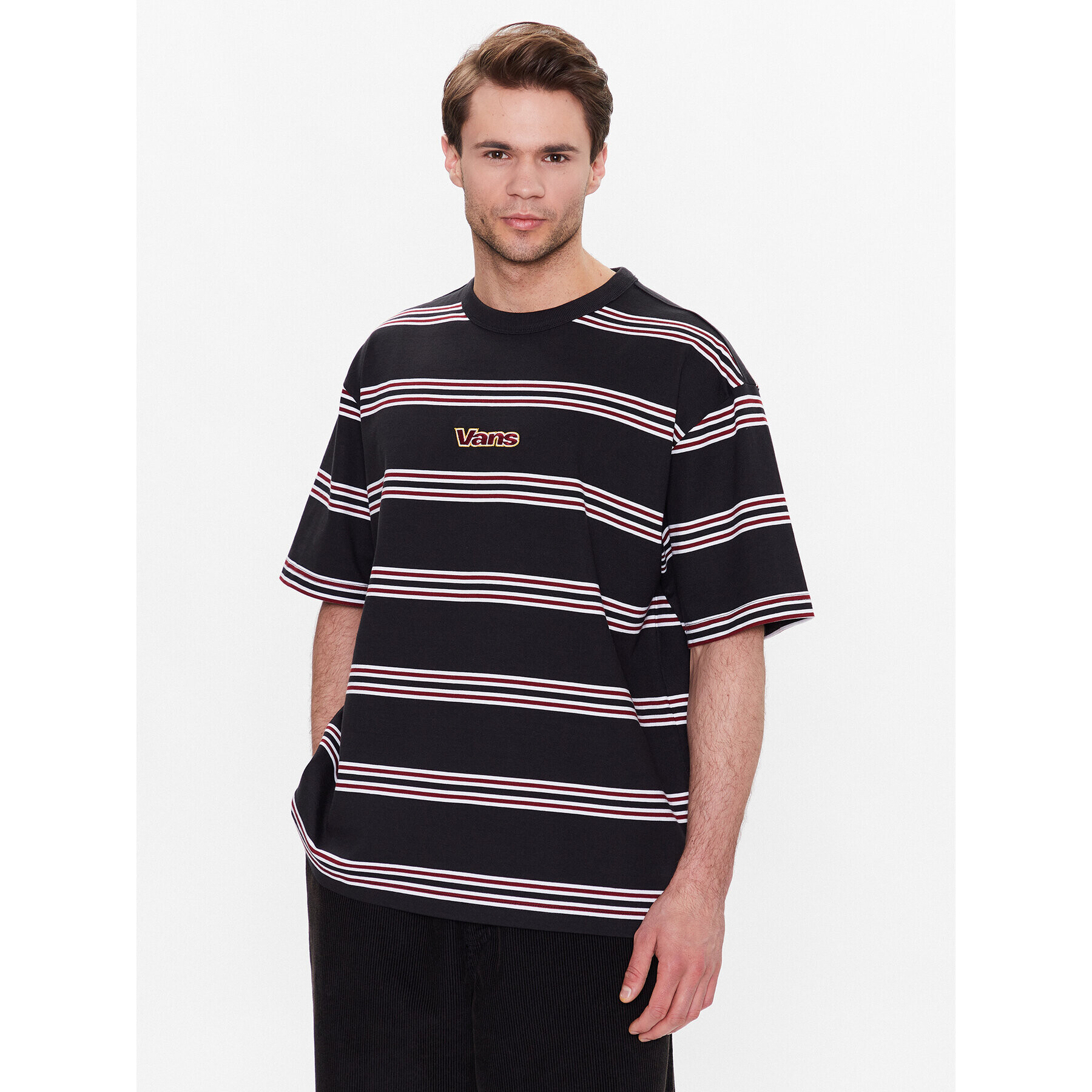 Vans Тишърт Wardman VN000060 Черен Relaxed Fit - Pepit.bg