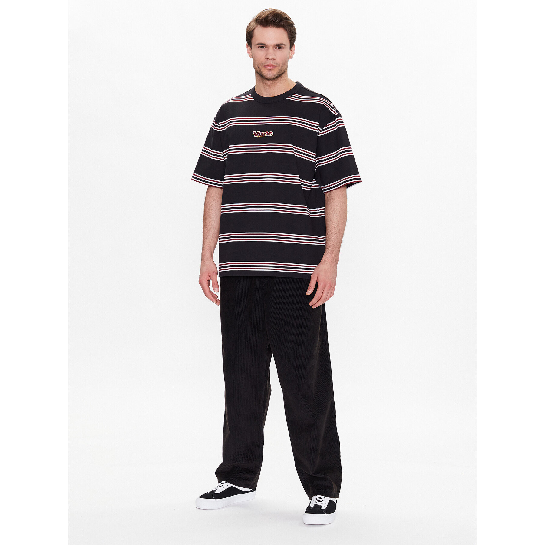 Vans Тишърт Wardman VN000060 Черен Relaxed Fit - Pepit.bg