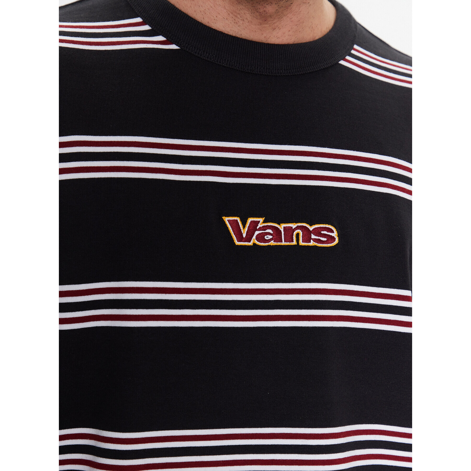 Vans Тишърт Wardman VN000060 Черен Relaxed Fit - Pepit.bg