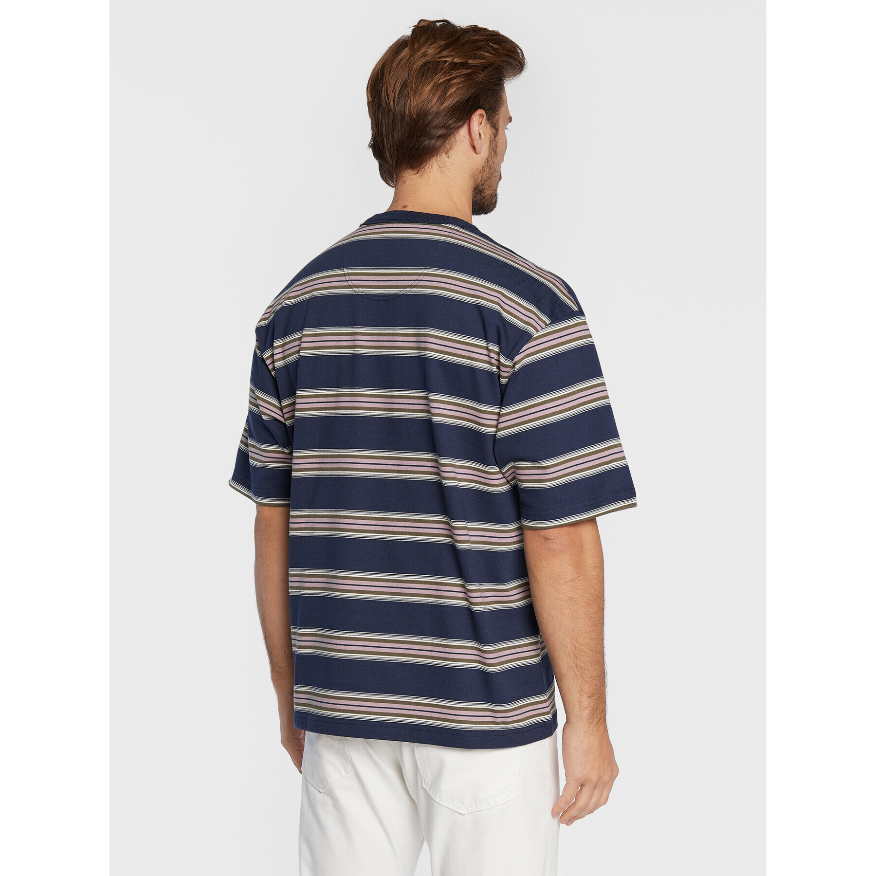 Vans Тишърт Wilson VN0A7SEB Тъмносин Loose Fit - Pepit.bg