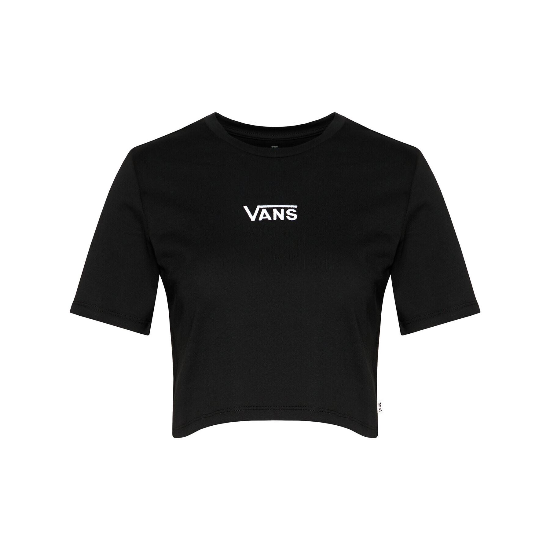 Vans Тишърт Wm Flying Crop Cre VN0A54QU Черен Regular Fit - Pepit.bg