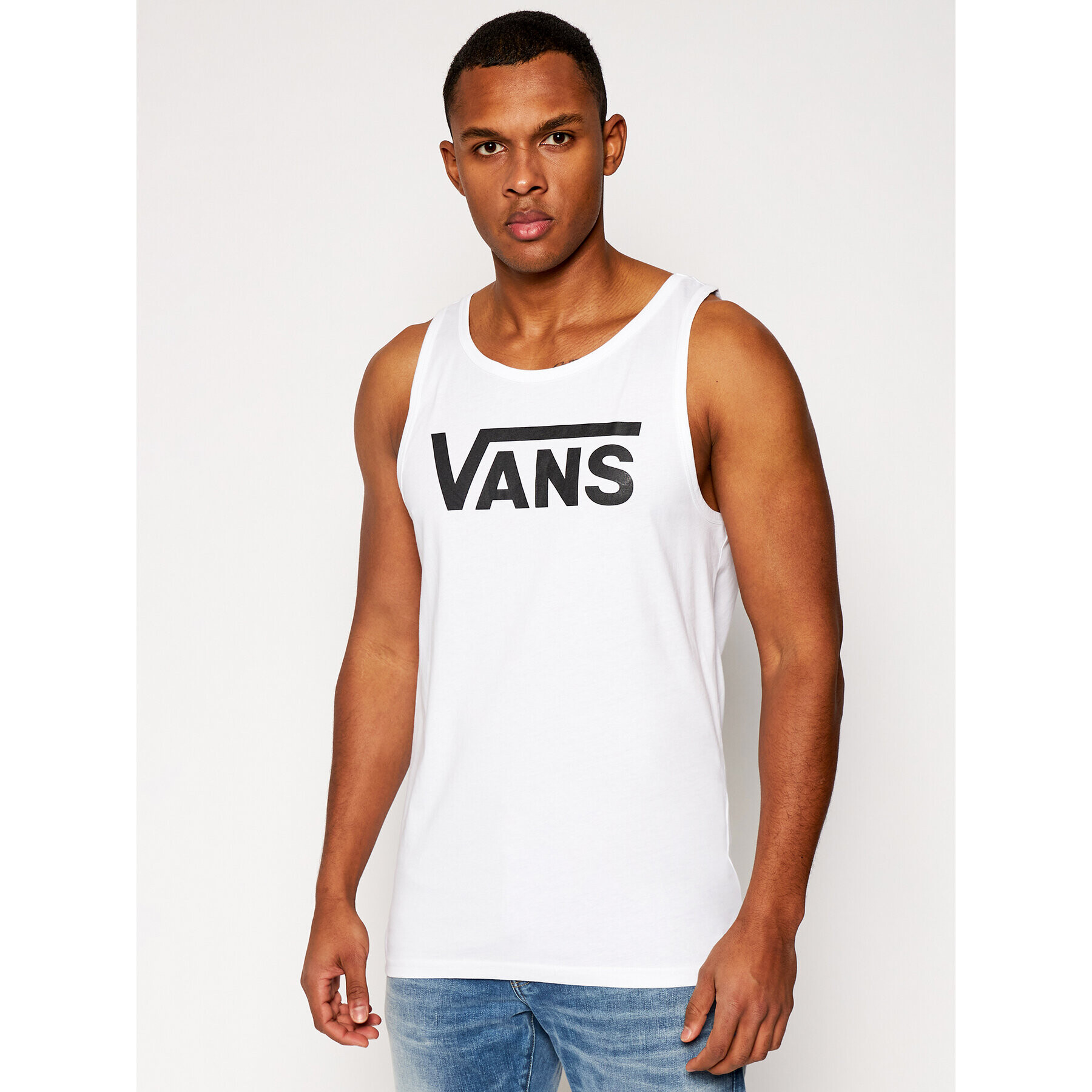 Vans Топ Classic VN000Y8V Бял Classic Fit - Pepit.bg