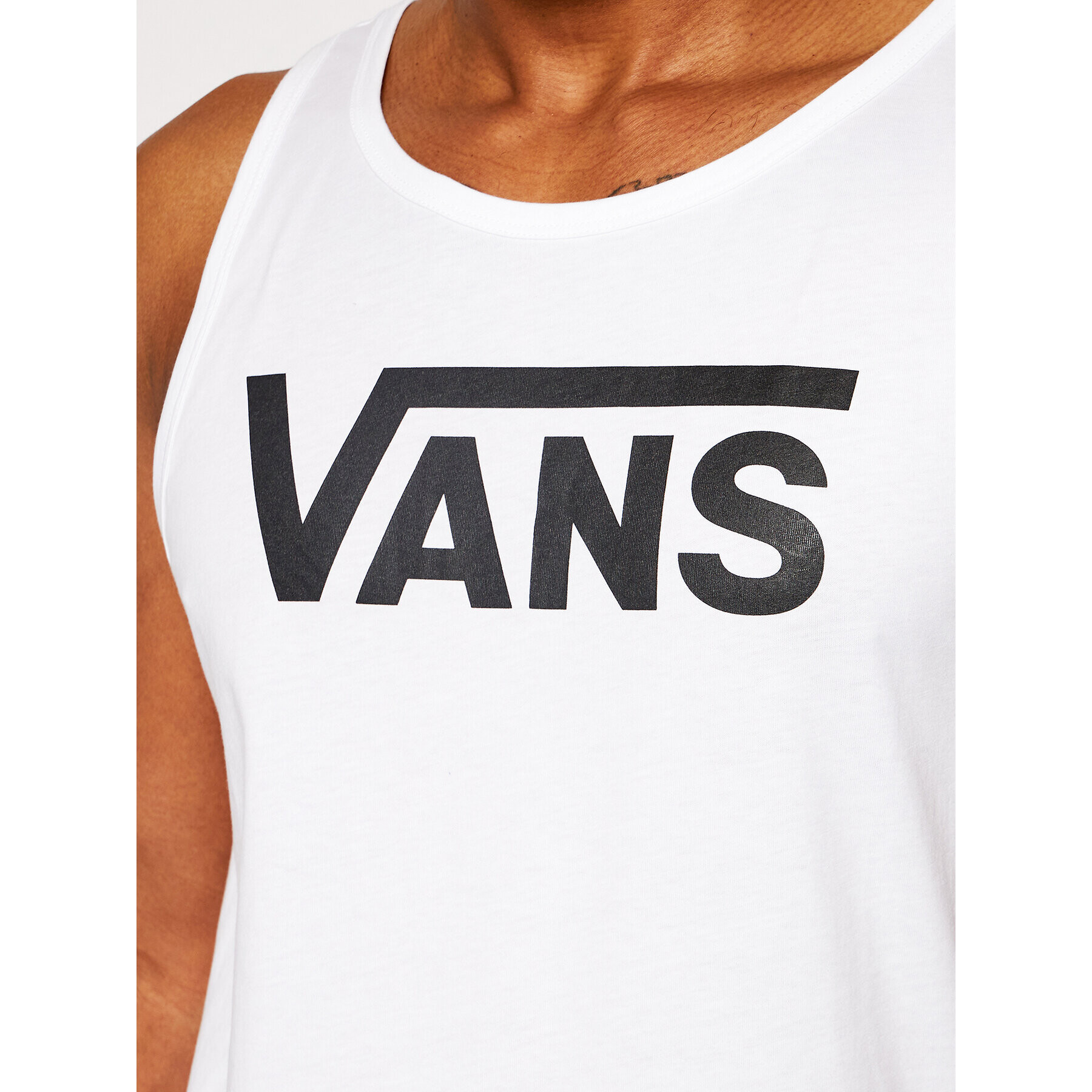 Vans Топ Classic VN000Y8V Бял Classic Fit - Pepit.bg