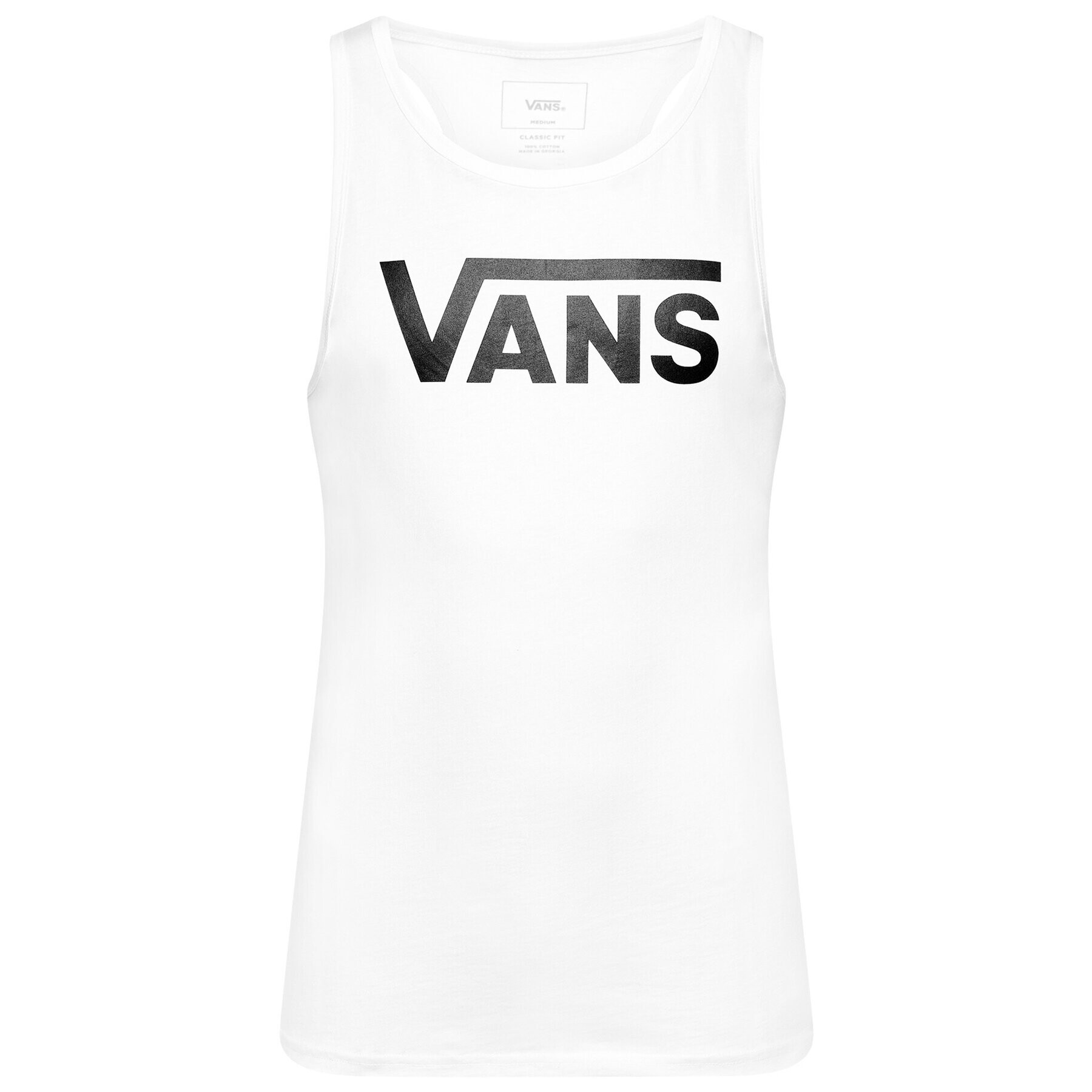 Vans Топ Classic VN000Y8V Бял Classic Fit - Pepit.bg