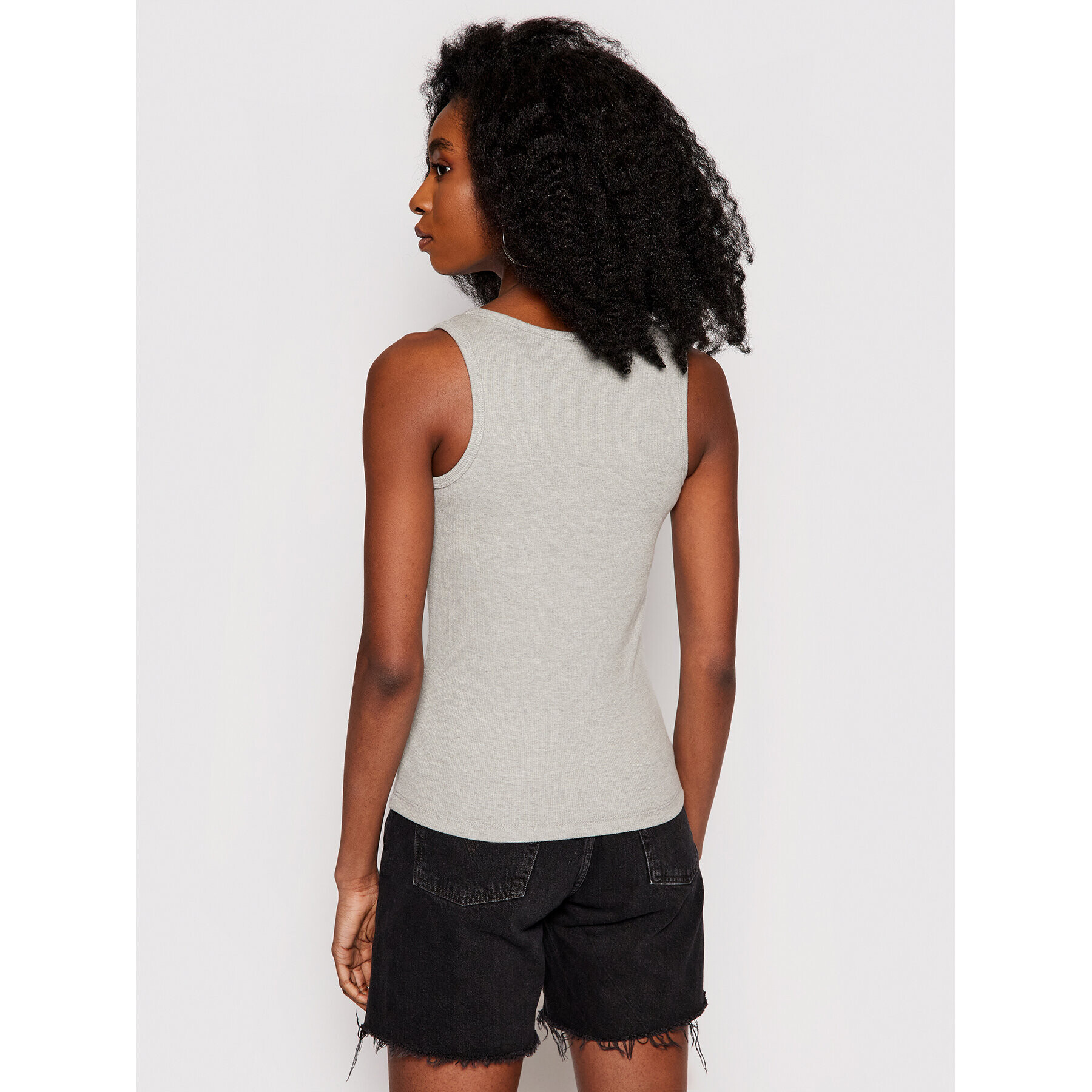 Vans топ Huddle VN0A5AUI Сив Slim Fit - Pepit.bg