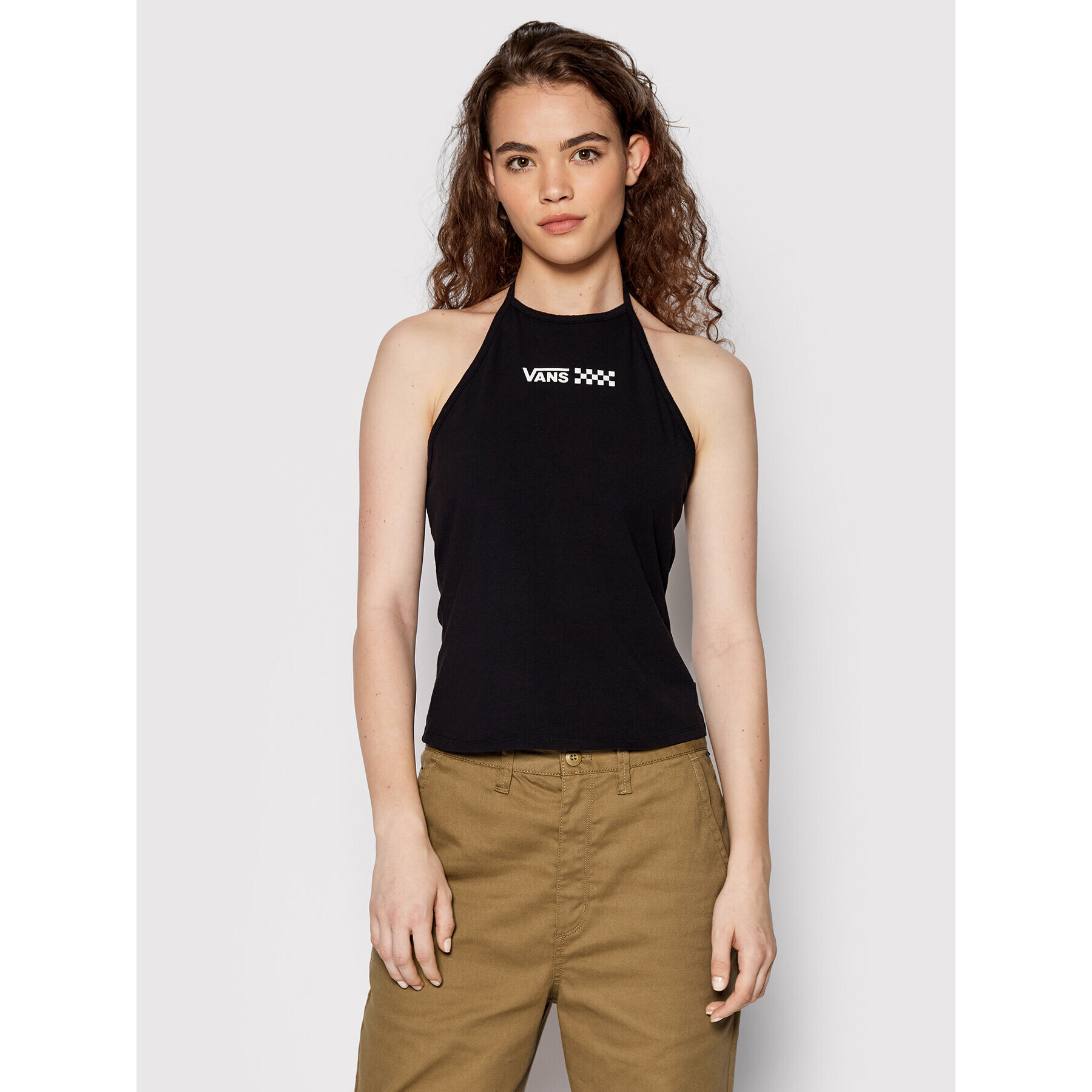 Vans топ VN0A7RM2 Черен Regular Fit - Pepit.bg