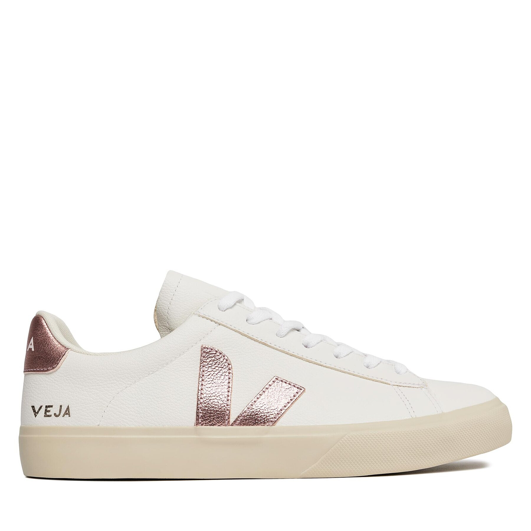 Veja Сникърси Campo Chromefree Leather CP0503128B Бял - Pepit.bg