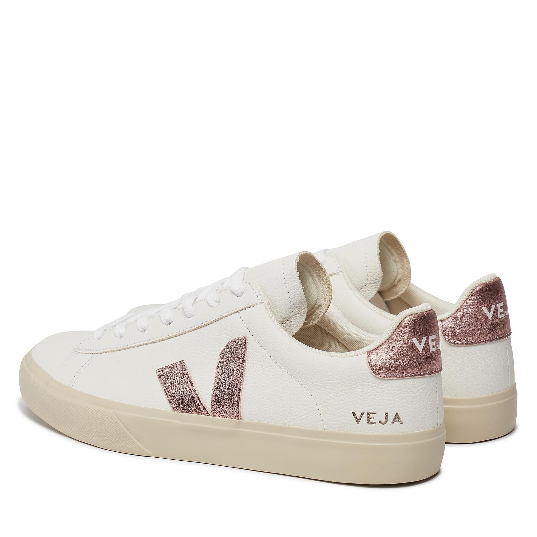 Veja Сникърси Campo Chromefree Leather CP0503128B Бял - Pepit.bg